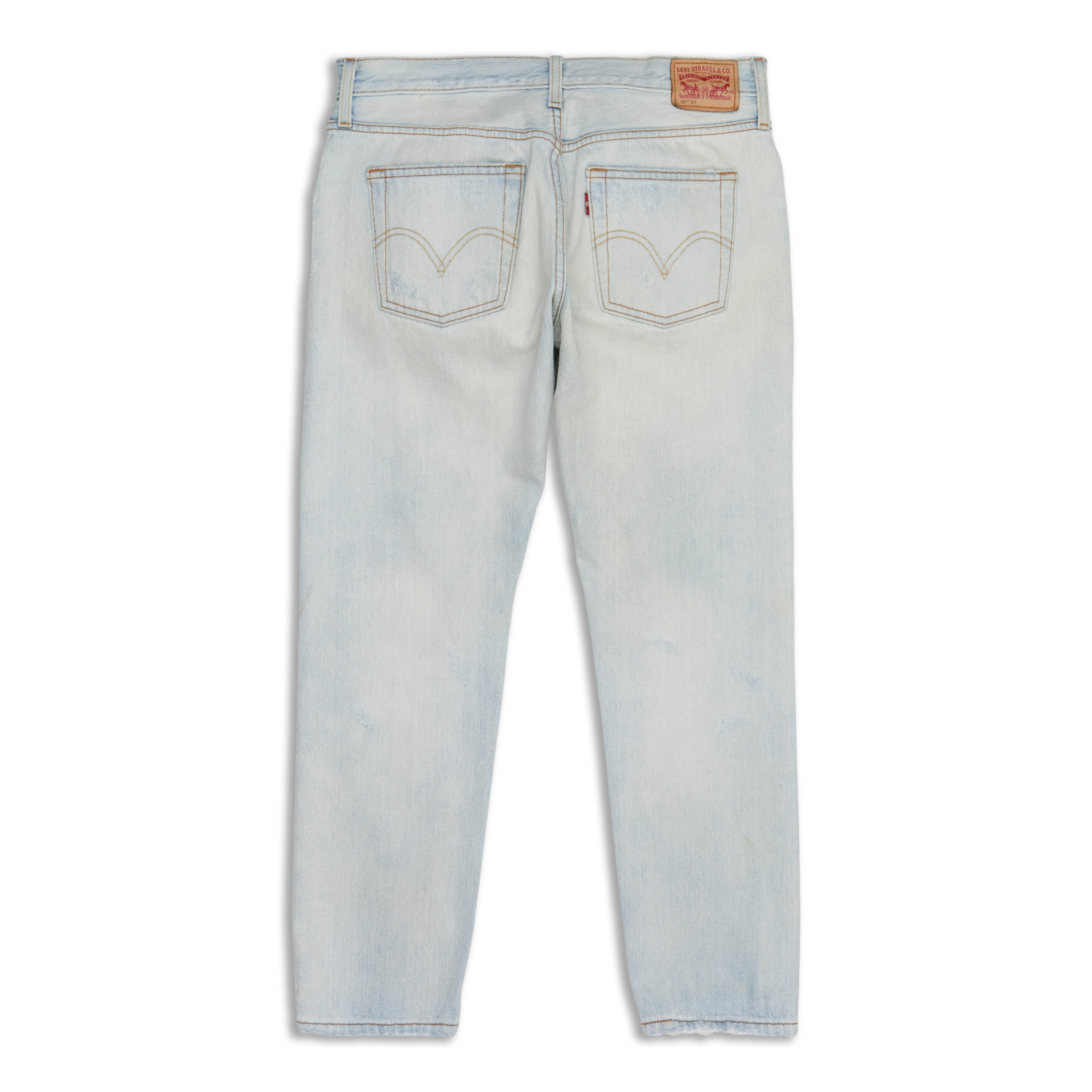 Carhartt Jeans: Women's Faded Indigo WB041 FBI Original Fit