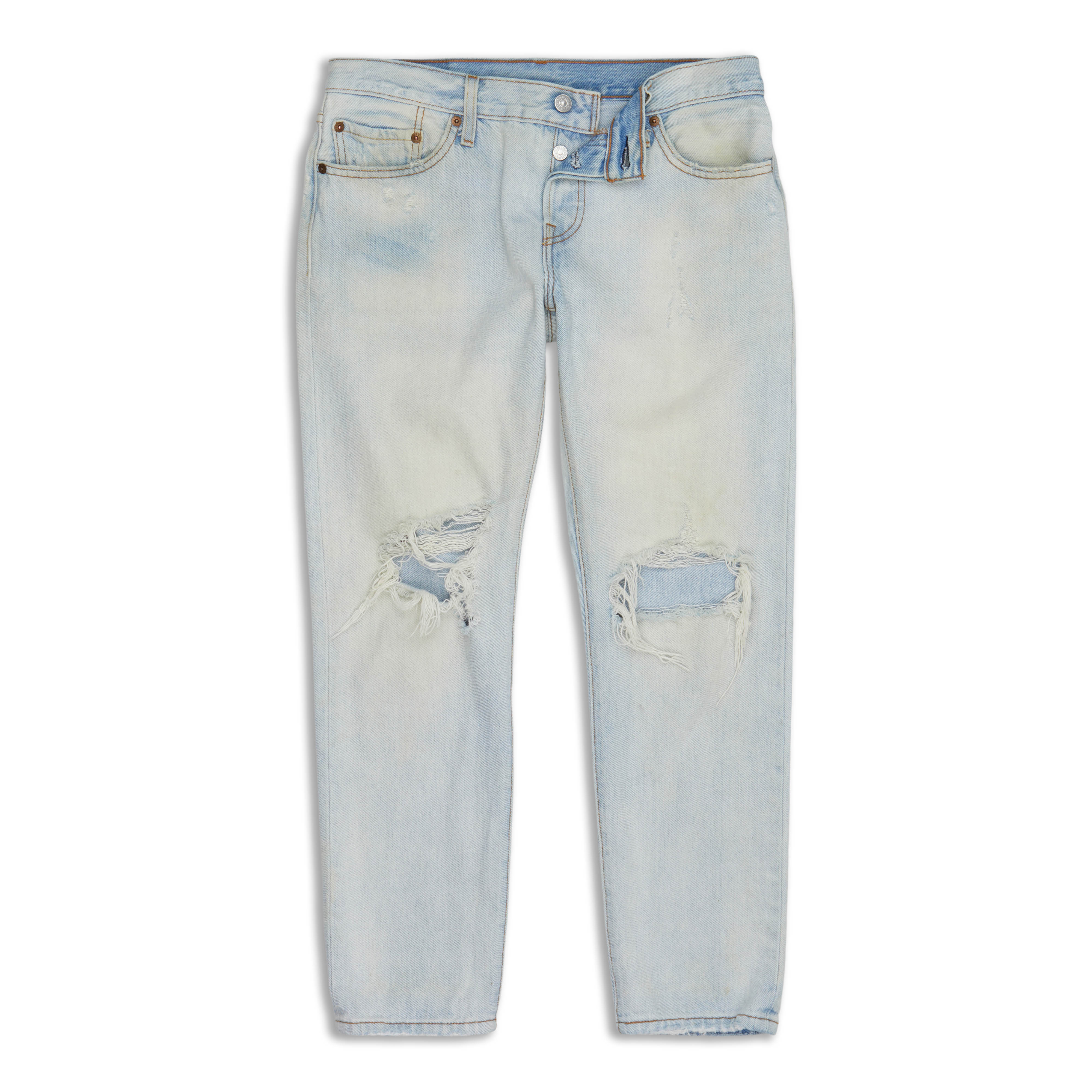 Carhartt Jeans: Women's Faded Indigo WB041 FBI Original Fit