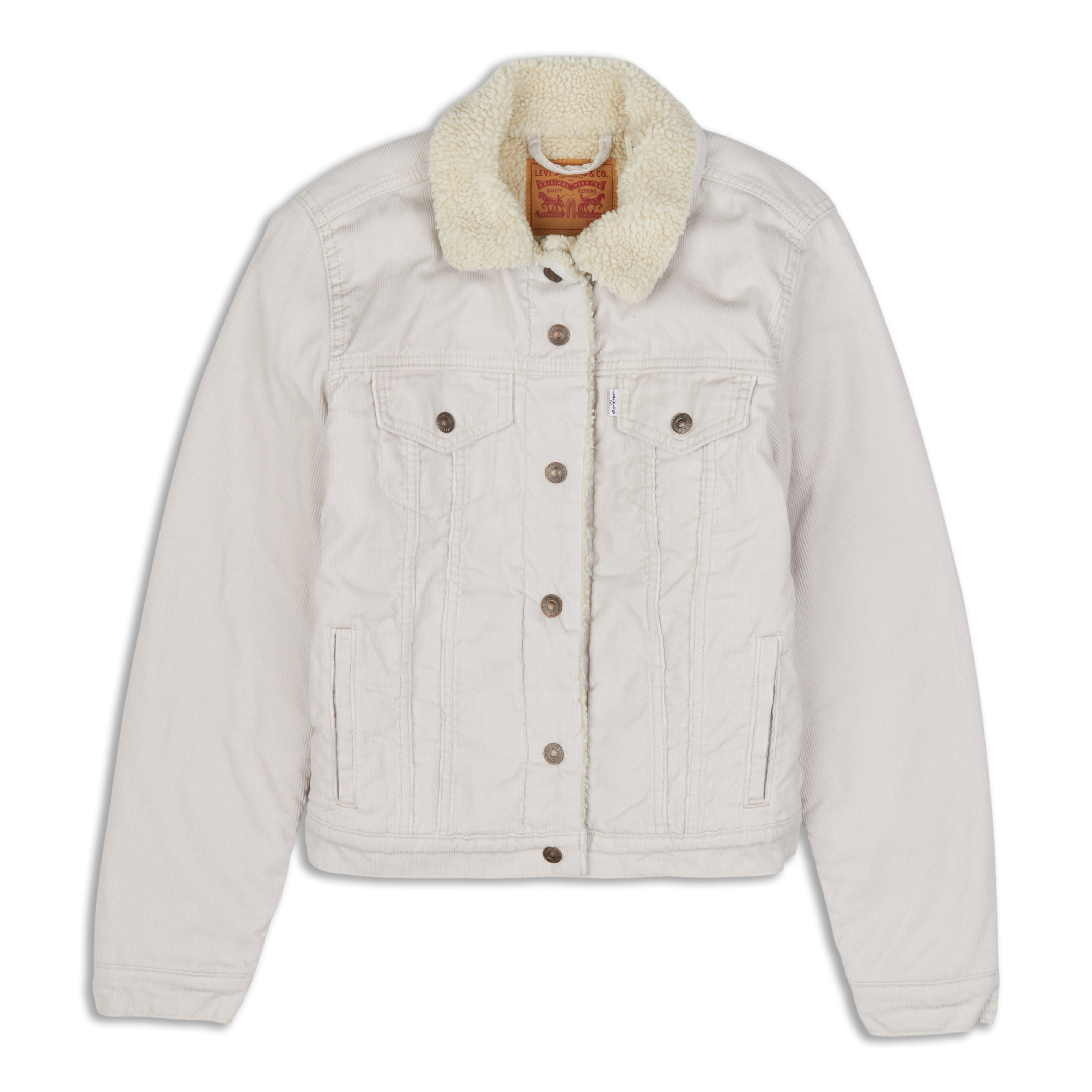 Levis Original Sherpa Trucker Jacket Authentic Pumice Stone