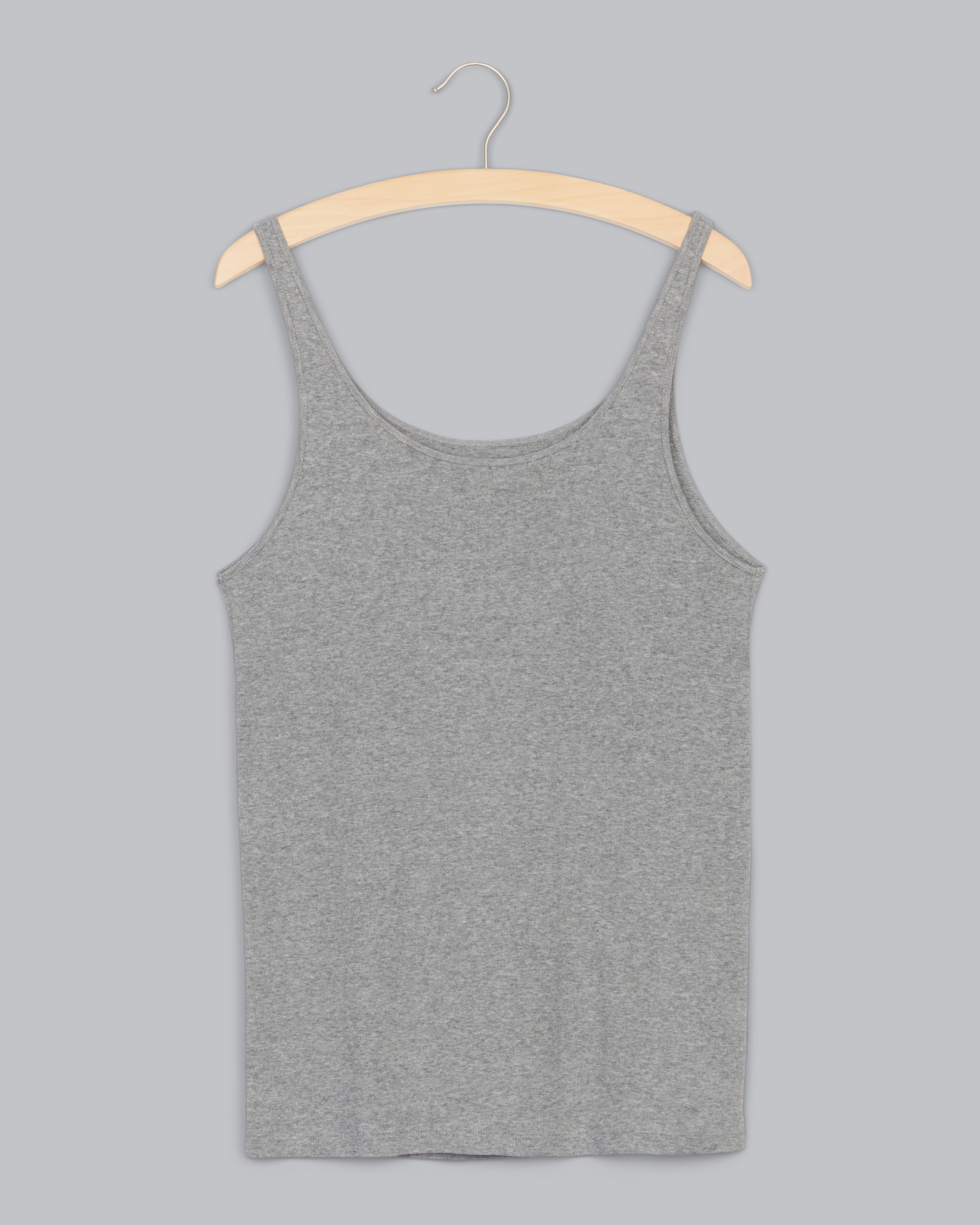 Used Organic Cotton Baby Rib Tank Grey