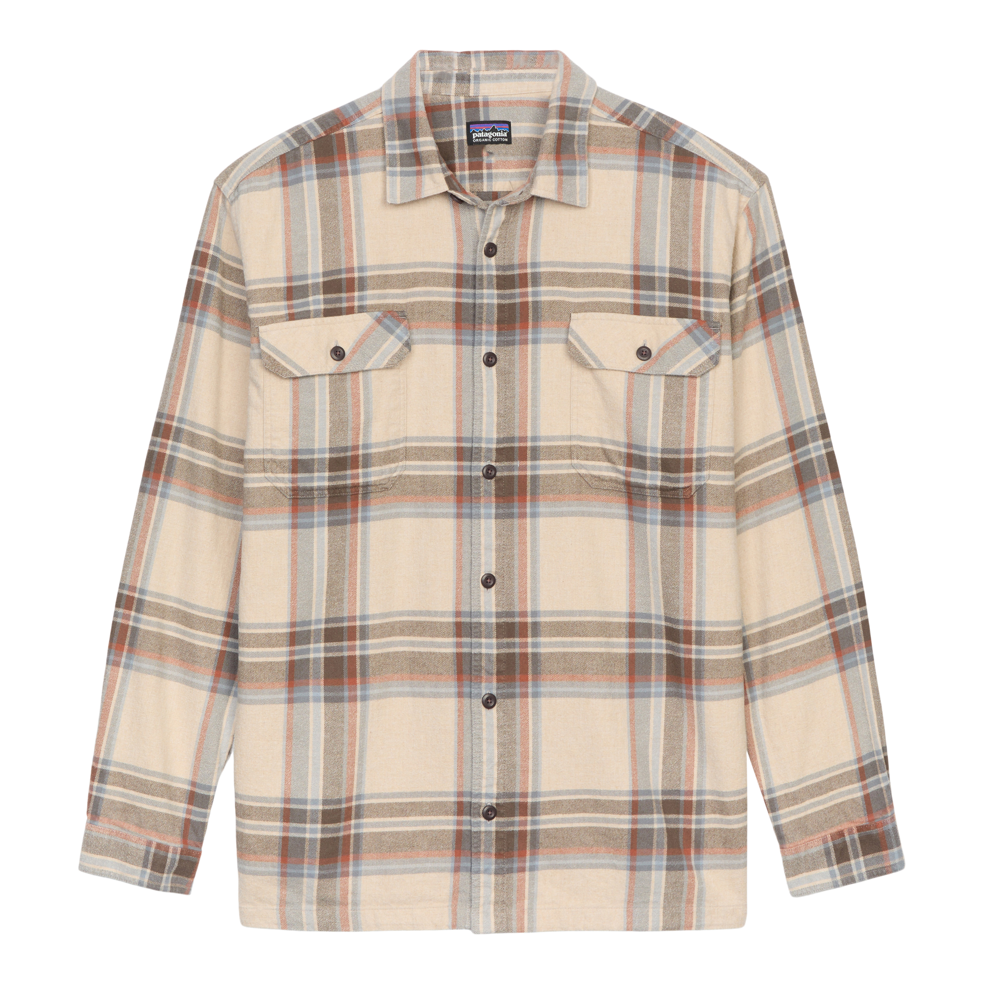 Men's Long-Sleeved Organic Cotton Midweight Fjord Flannel Shirt