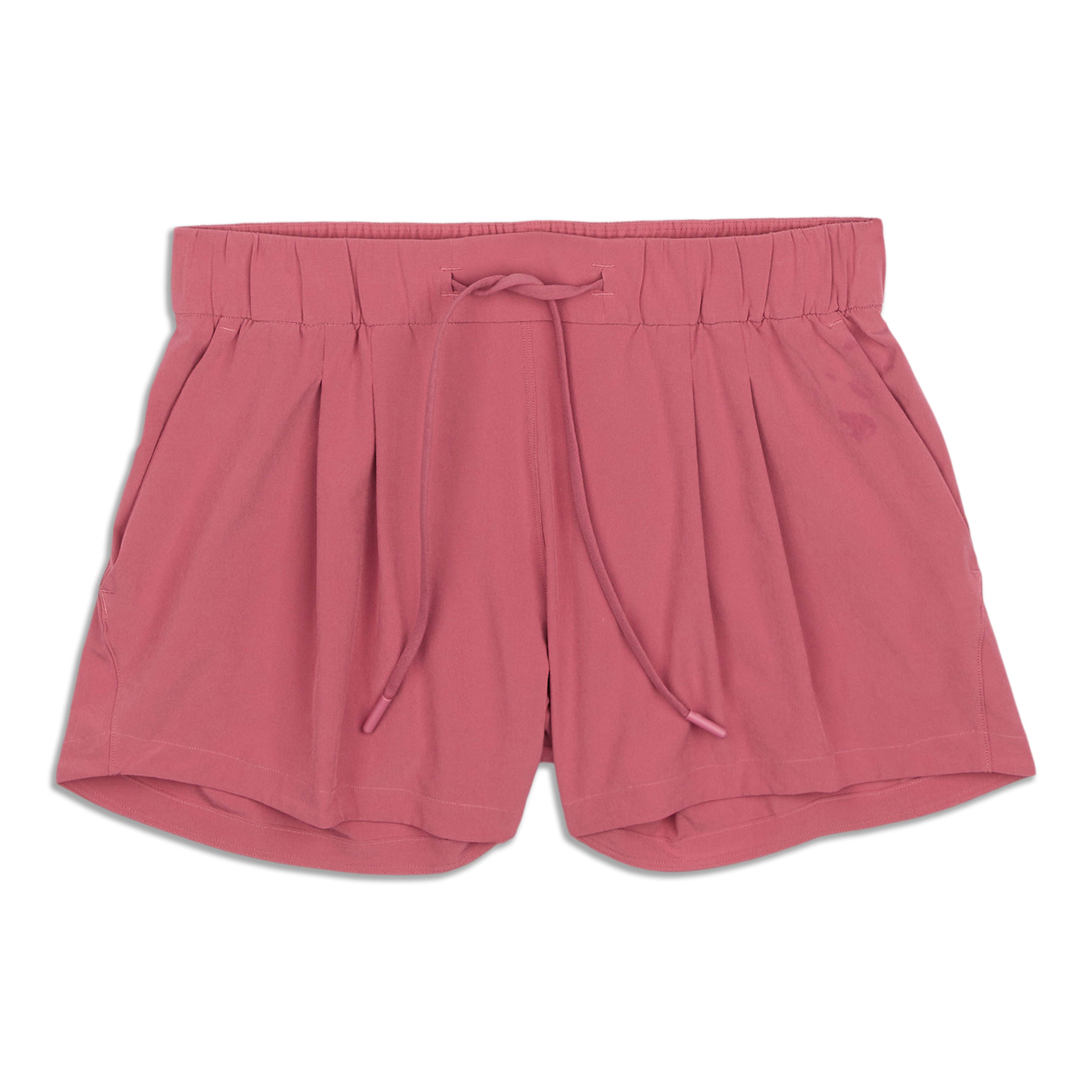 FINALLY! One of my like new packages came:). Carnation red iso items- OTF  and Stroll at sundown shorts sz4. Also tried play of the pleats skirt,  black sz4 : r/lululemon