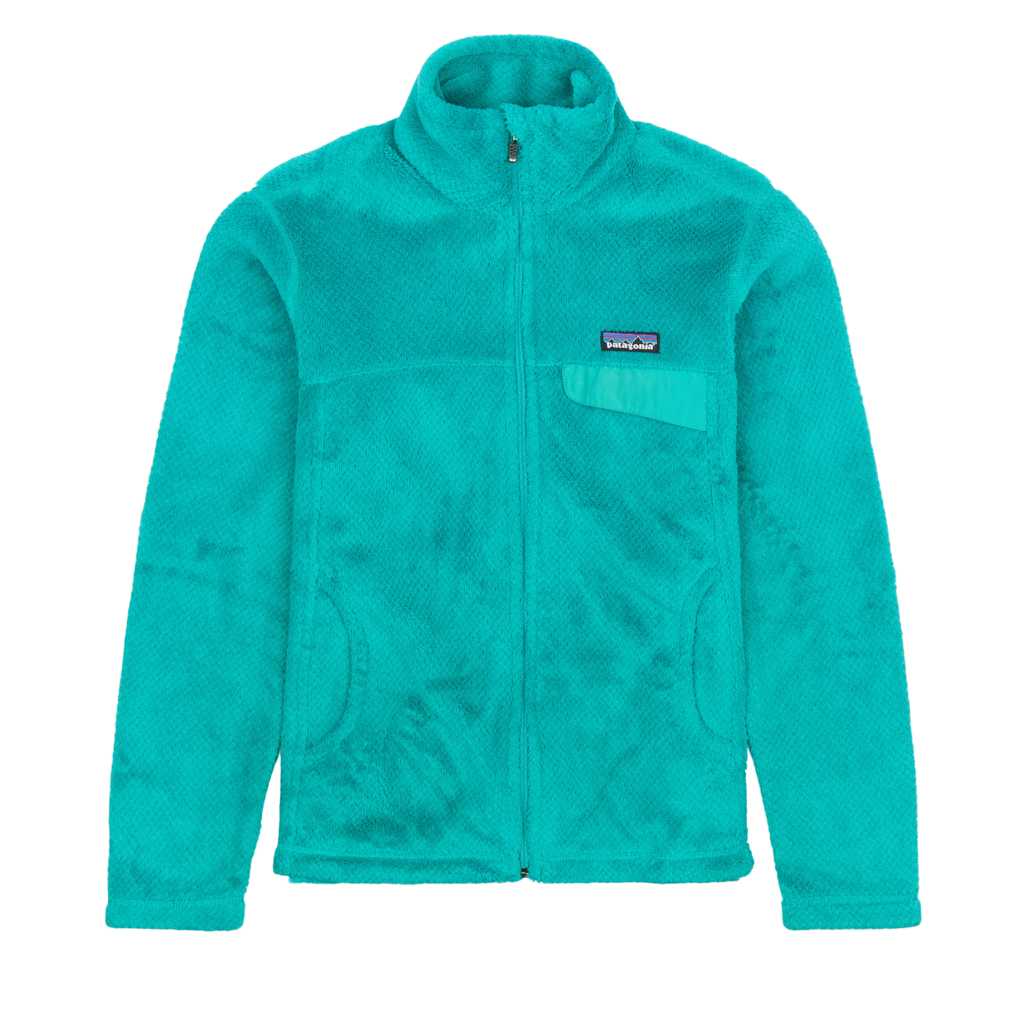 used Patagonia Worn Wear-W's Full-Zip Re-Tool Jacket-Turquoise - Turquoise X-Dye-Blue-25475-M