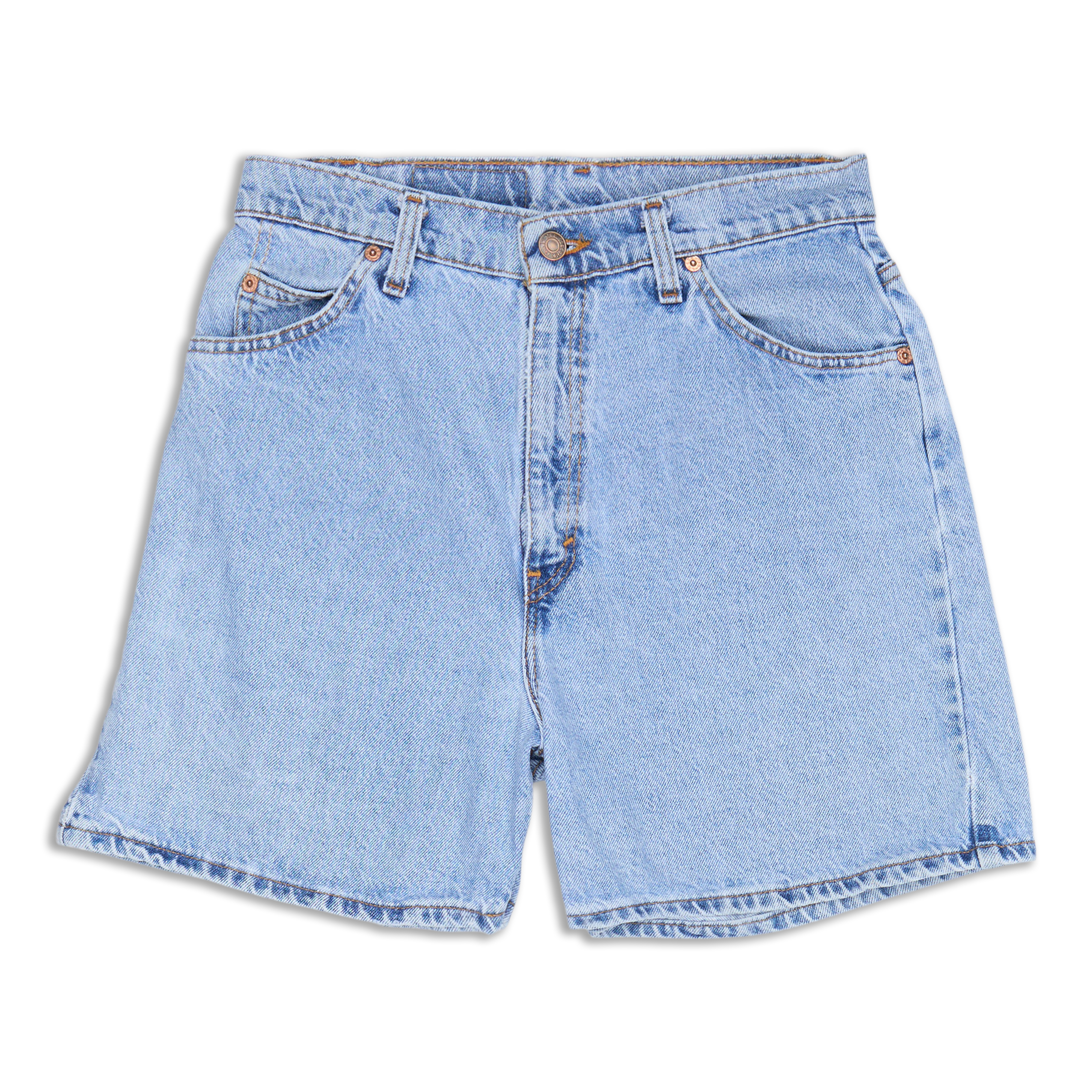 Levis Vintage Orange Tab Shorts Medium Wash