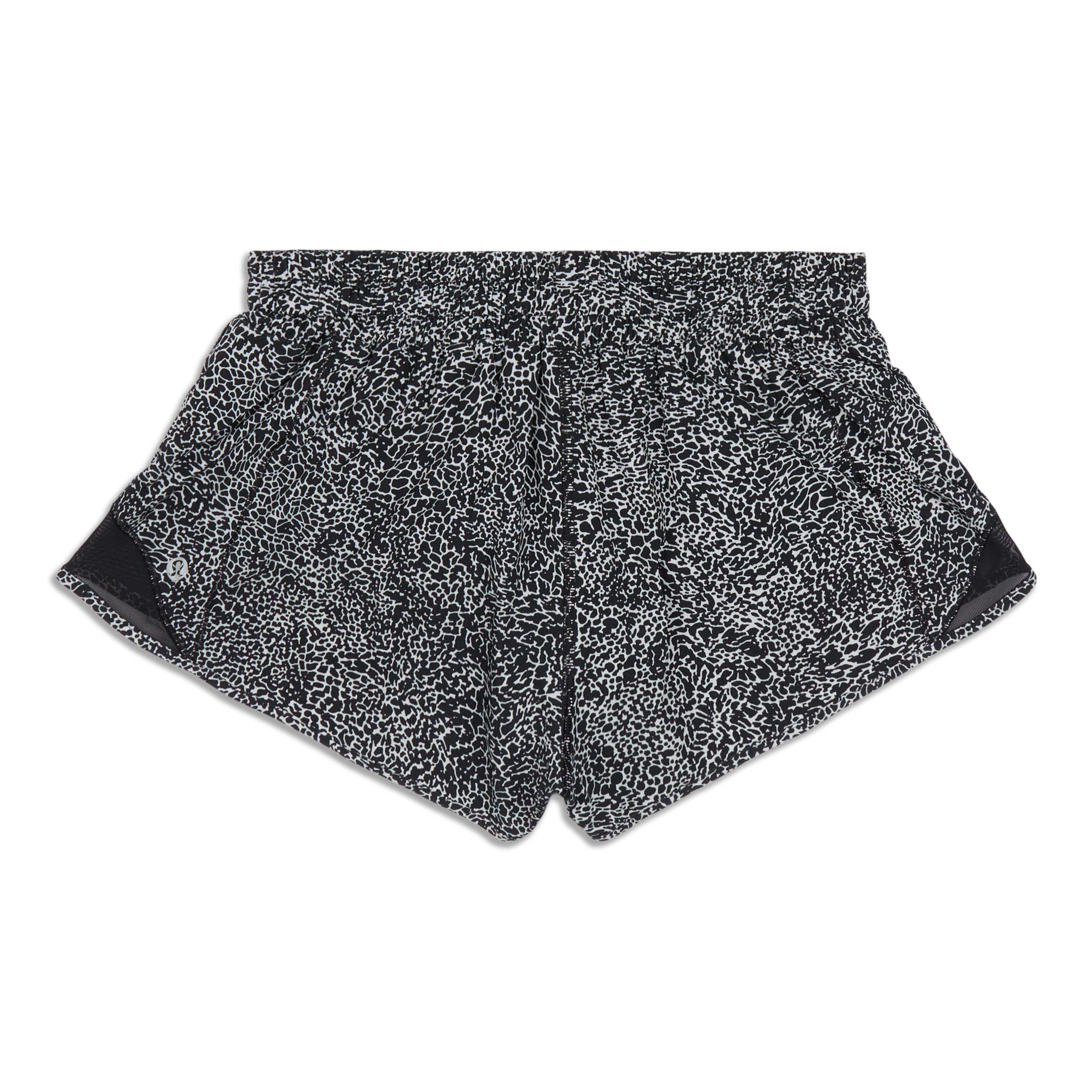 Lululemon Hotty Hot Shorts Low Rise Camo Deep Coal Black 2.5 Inseam SZ 10  Lined