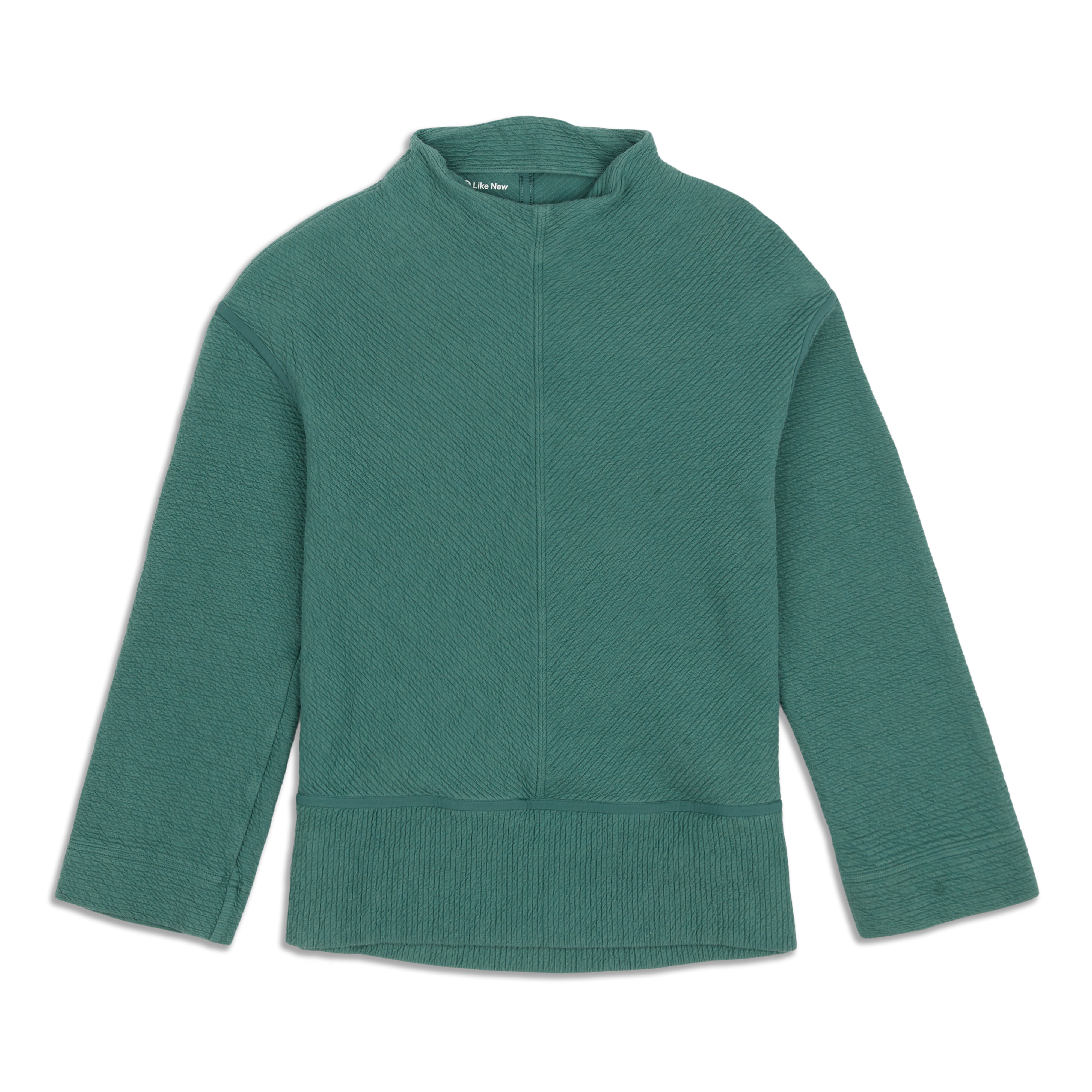 Cotton-Cashmere Blend Mock Neck Sweater - Resale