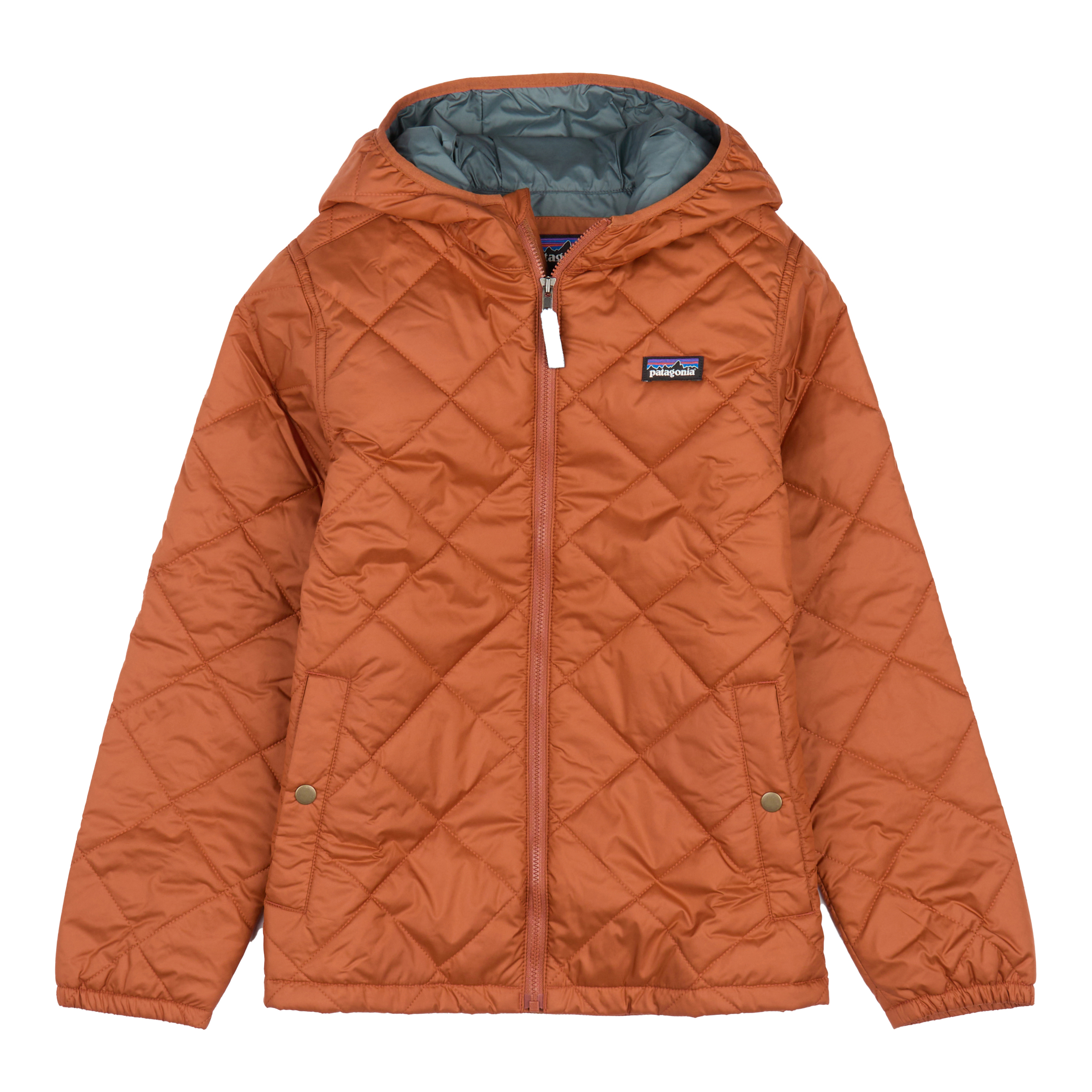 patagonia reversible diamond quilt hooded jacket