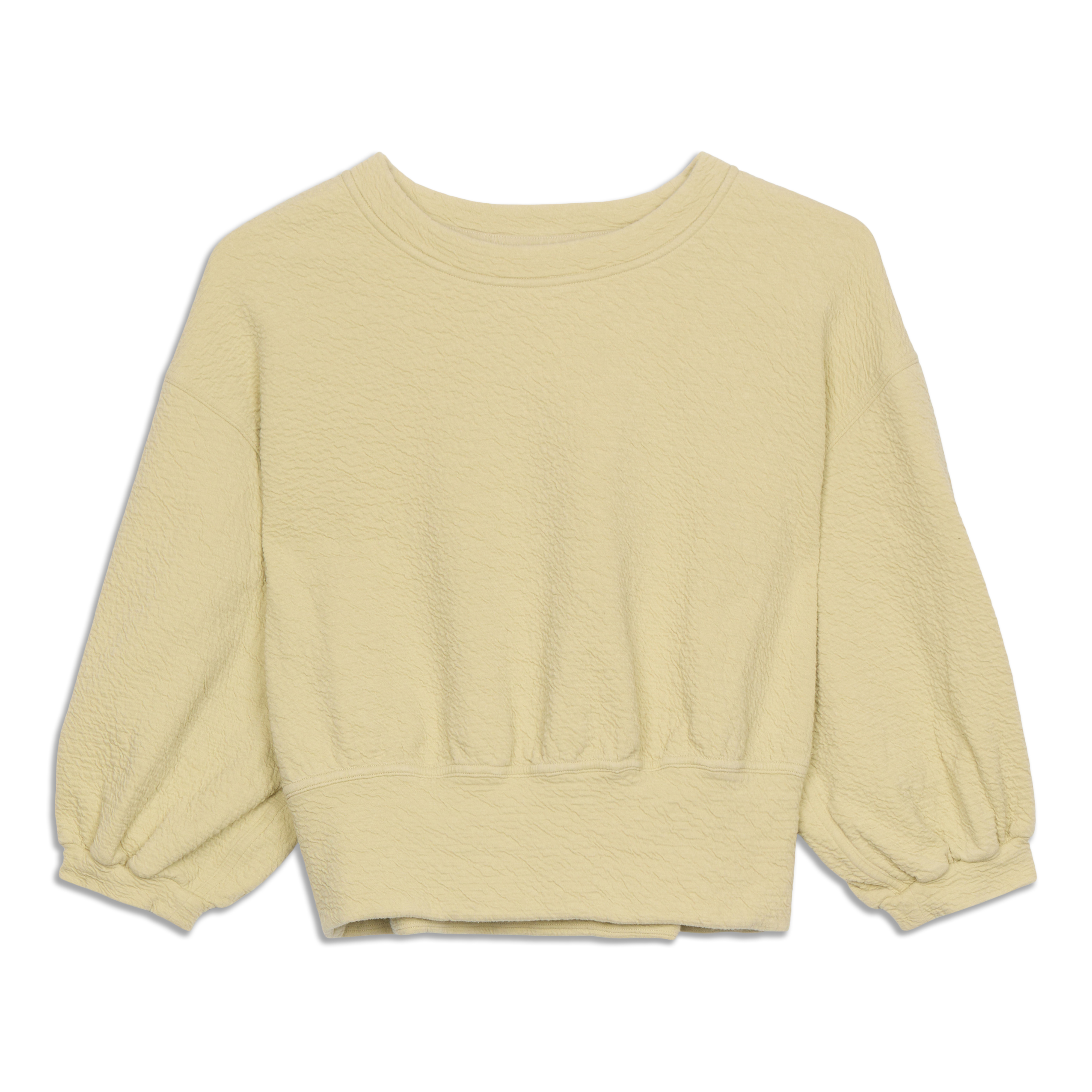 Sweatshirt Lululemon Beige size 8 US in Cotton - 37387277