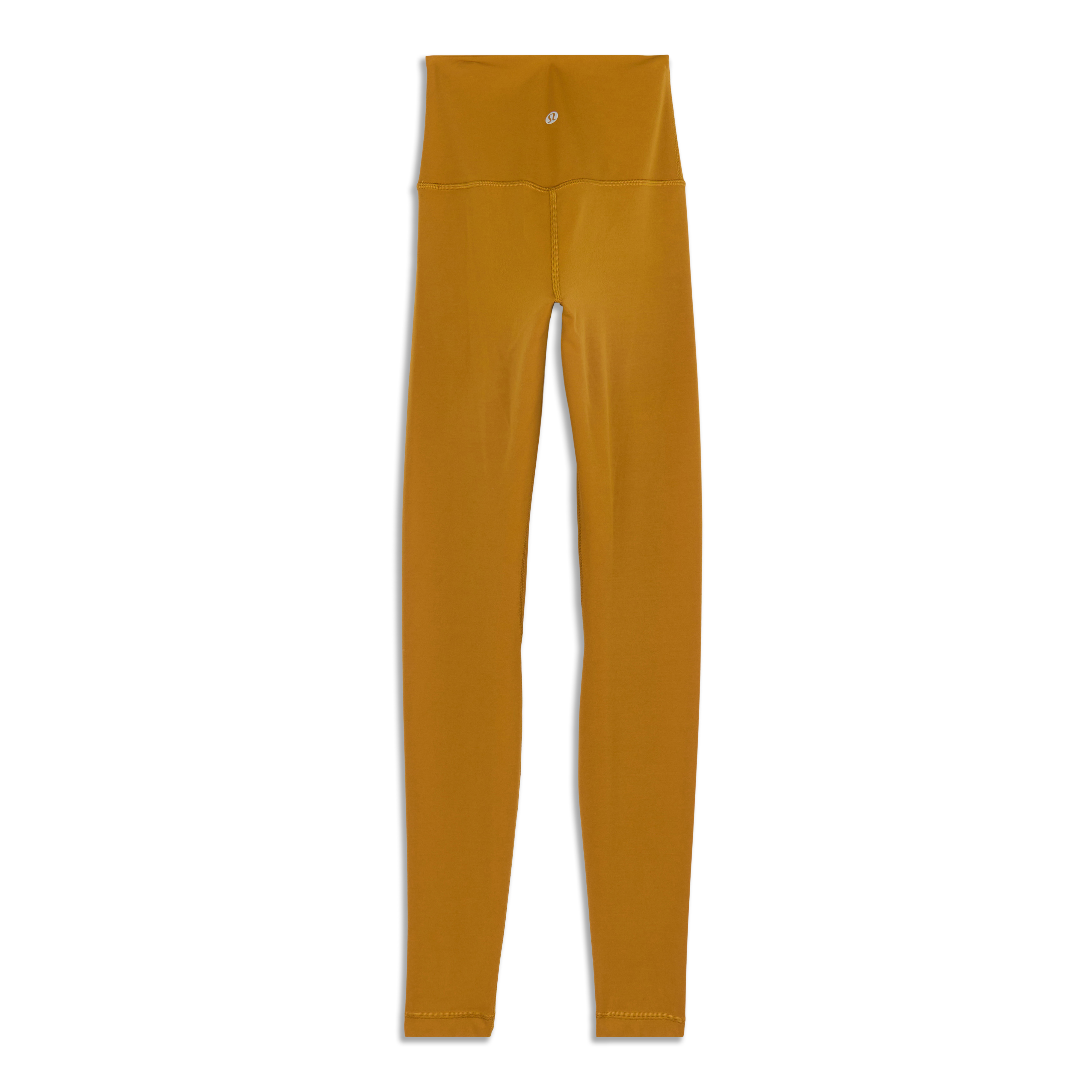 Lululemon Yellow/Mustard Color Block Leggings- Size 4 (Inseam 27) – The  Saved Collection