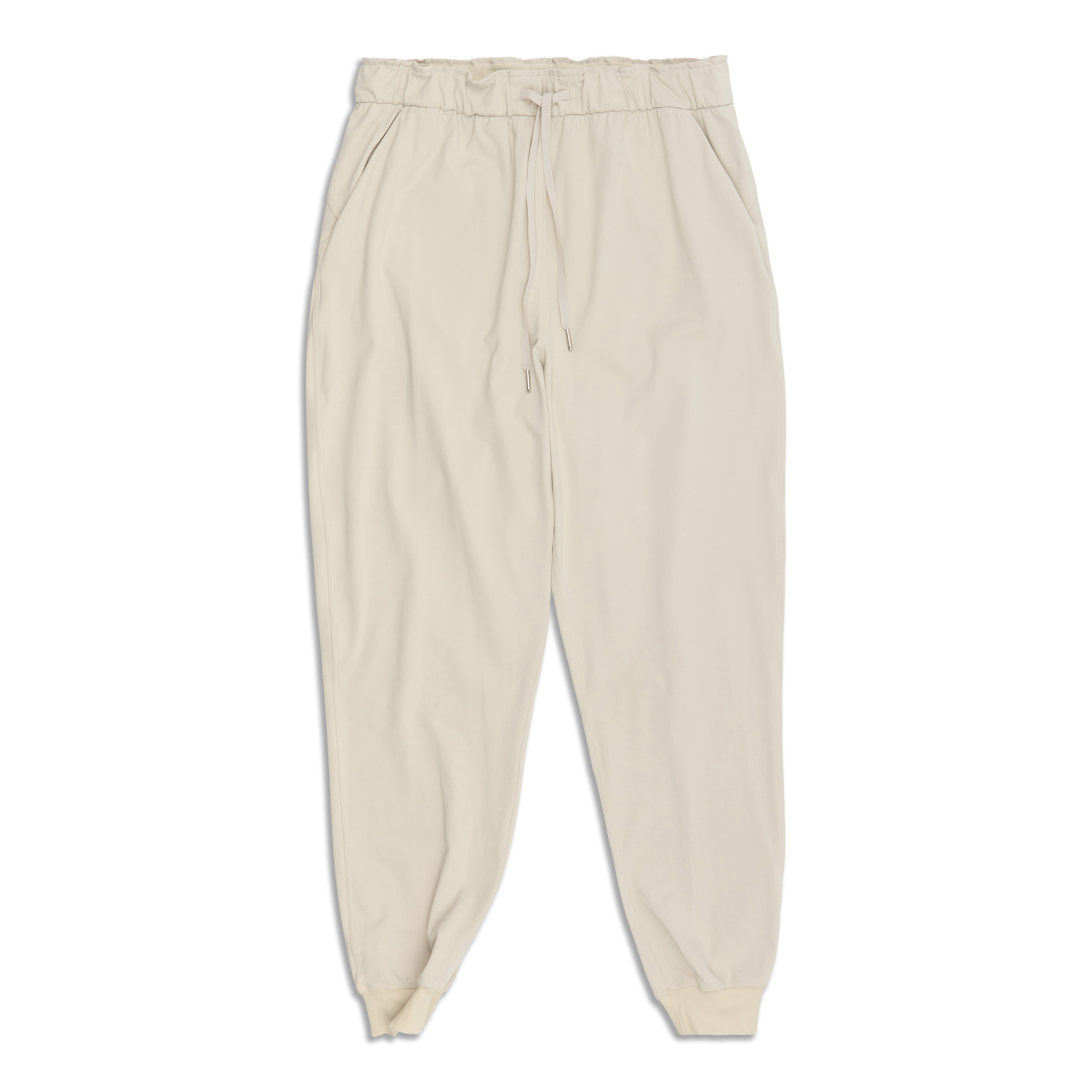 Stretch High-Rise Jogger, Natural Ivory