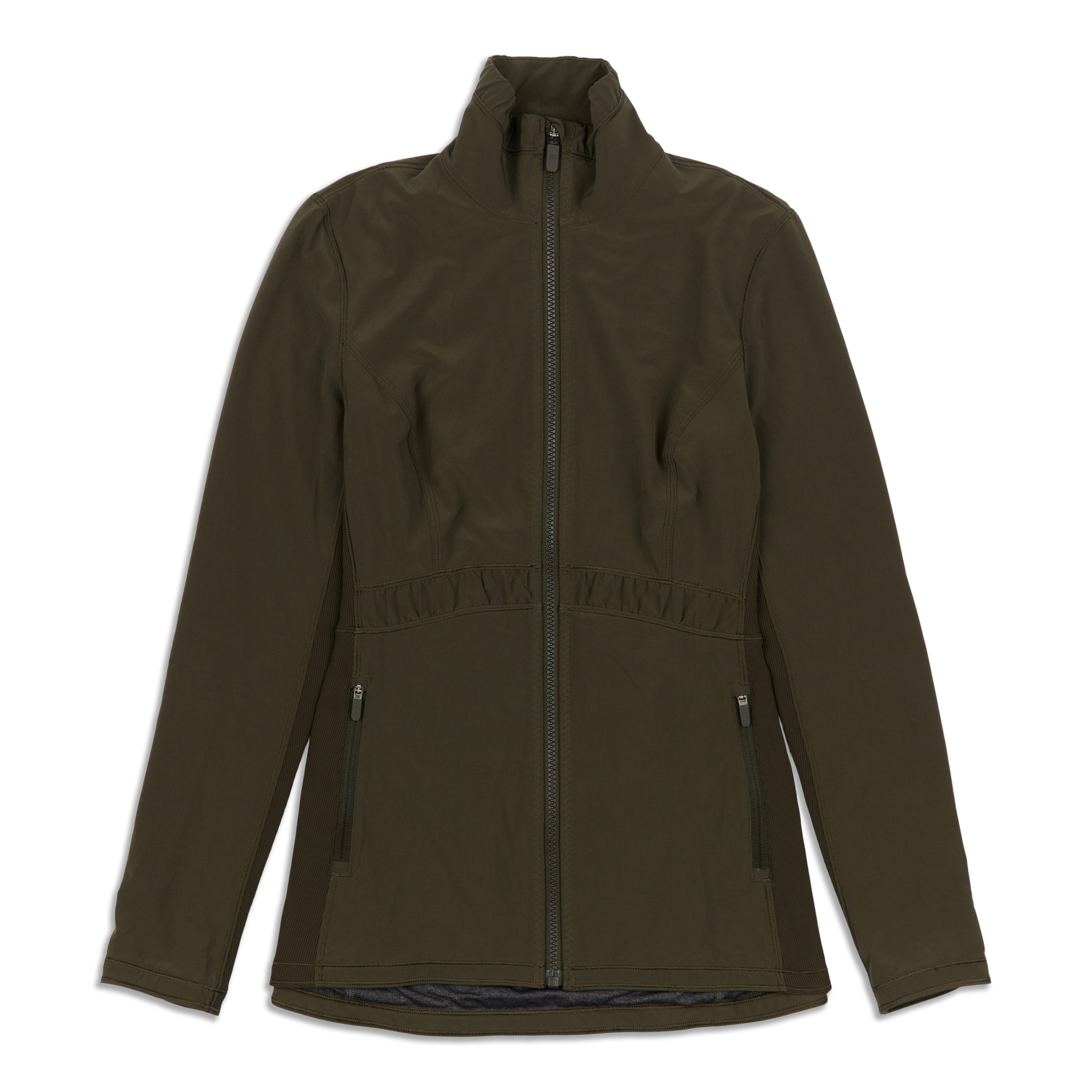 Lululemon Round Trip Jacket - Dark Olive - lulu fanatics