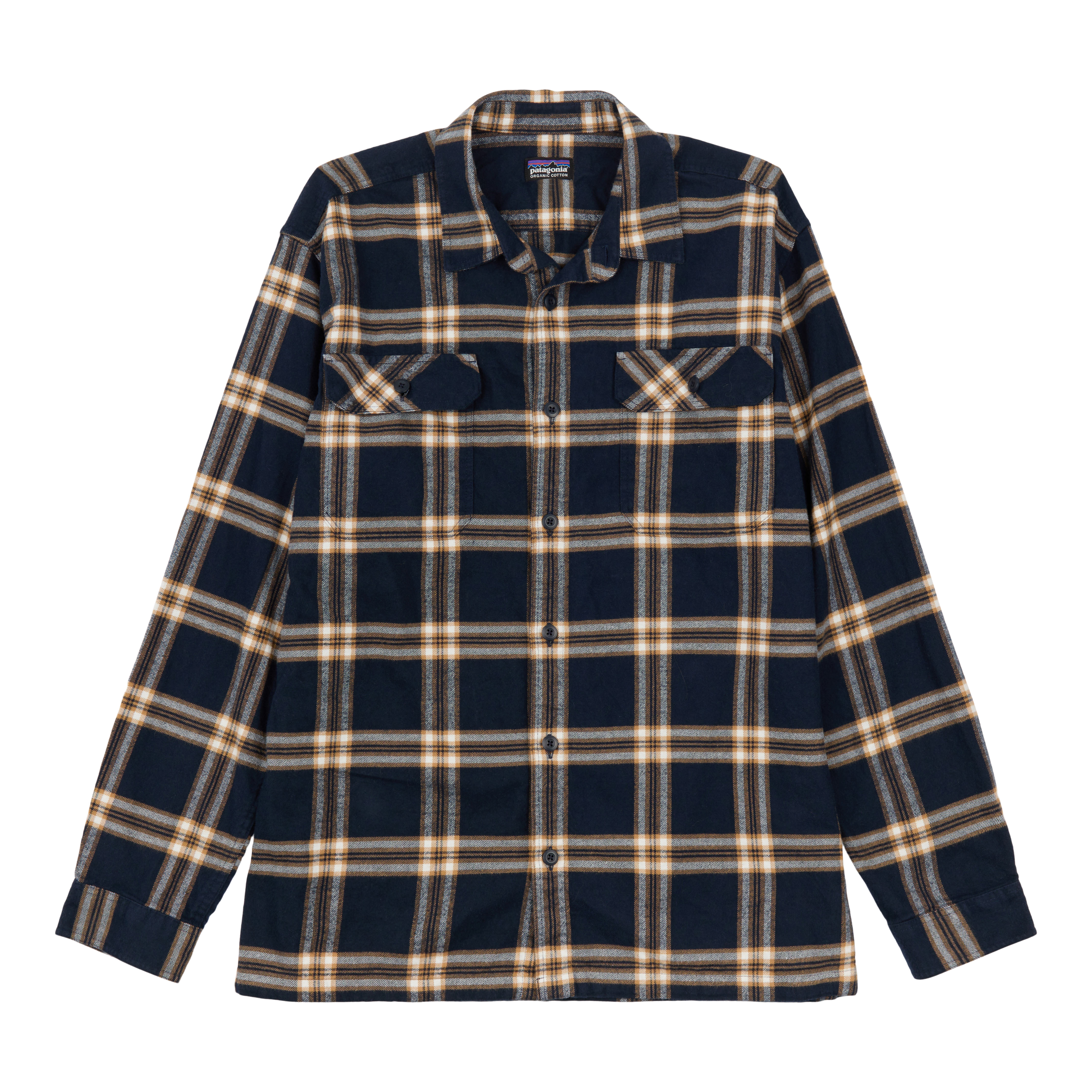 Men's Long-Sleeved Organic Cotton Midweight Fjord Flannel Shirt