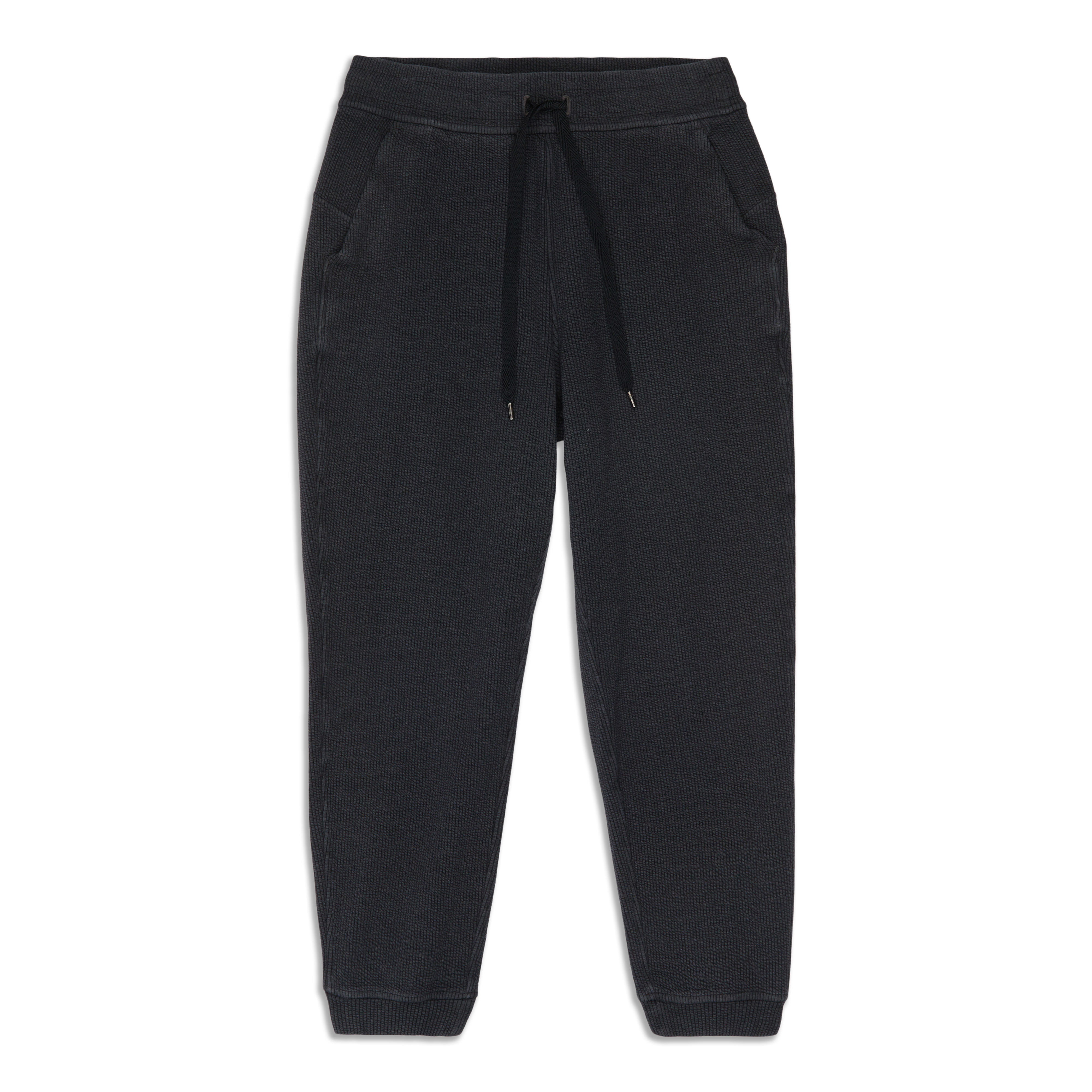 NWT All In Motion Women's High-Rise Ribbed Jogger Pants 25.5 2XL Black