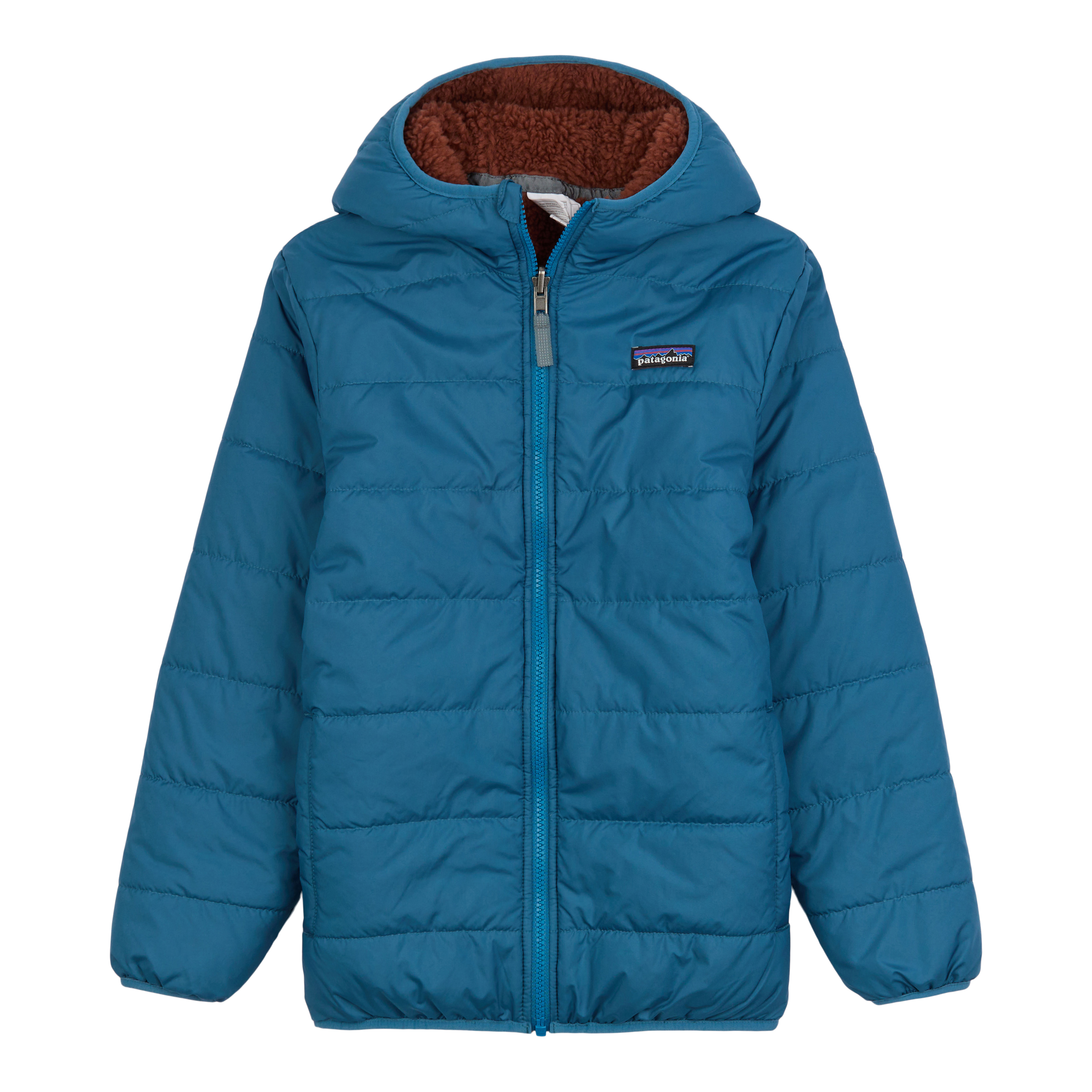 Patagonia Worn Wear Boys' Reversible Ready Freddy Hoody Burl Red