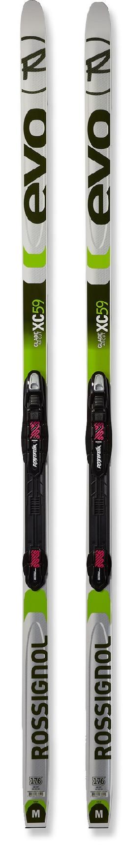 Used Rossignol Evo XC 59 Cross Country Skis with NIS Bindings REI Co op