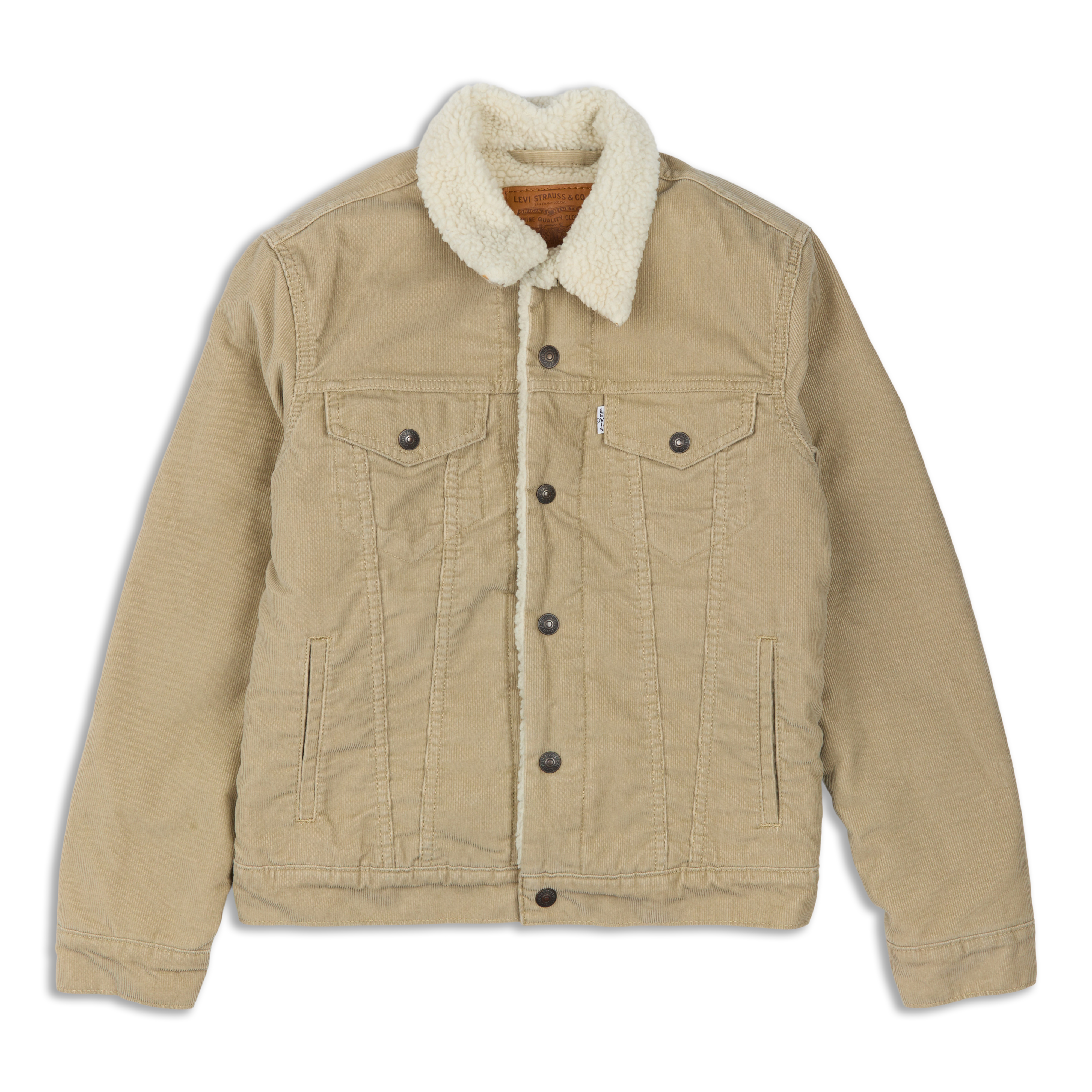 Levis Corduroy Sherpa Trucker Jacket True Chino