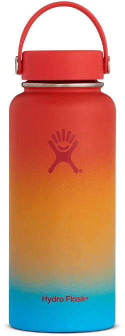 Ombré hydro flask ~ shaved ice limited edition - red white and