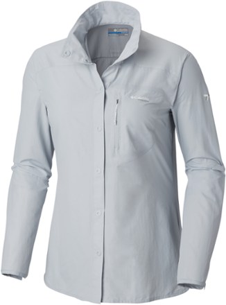 Columbia Titanium Featherweight Hike Shirt - Long-sleeve in Blue