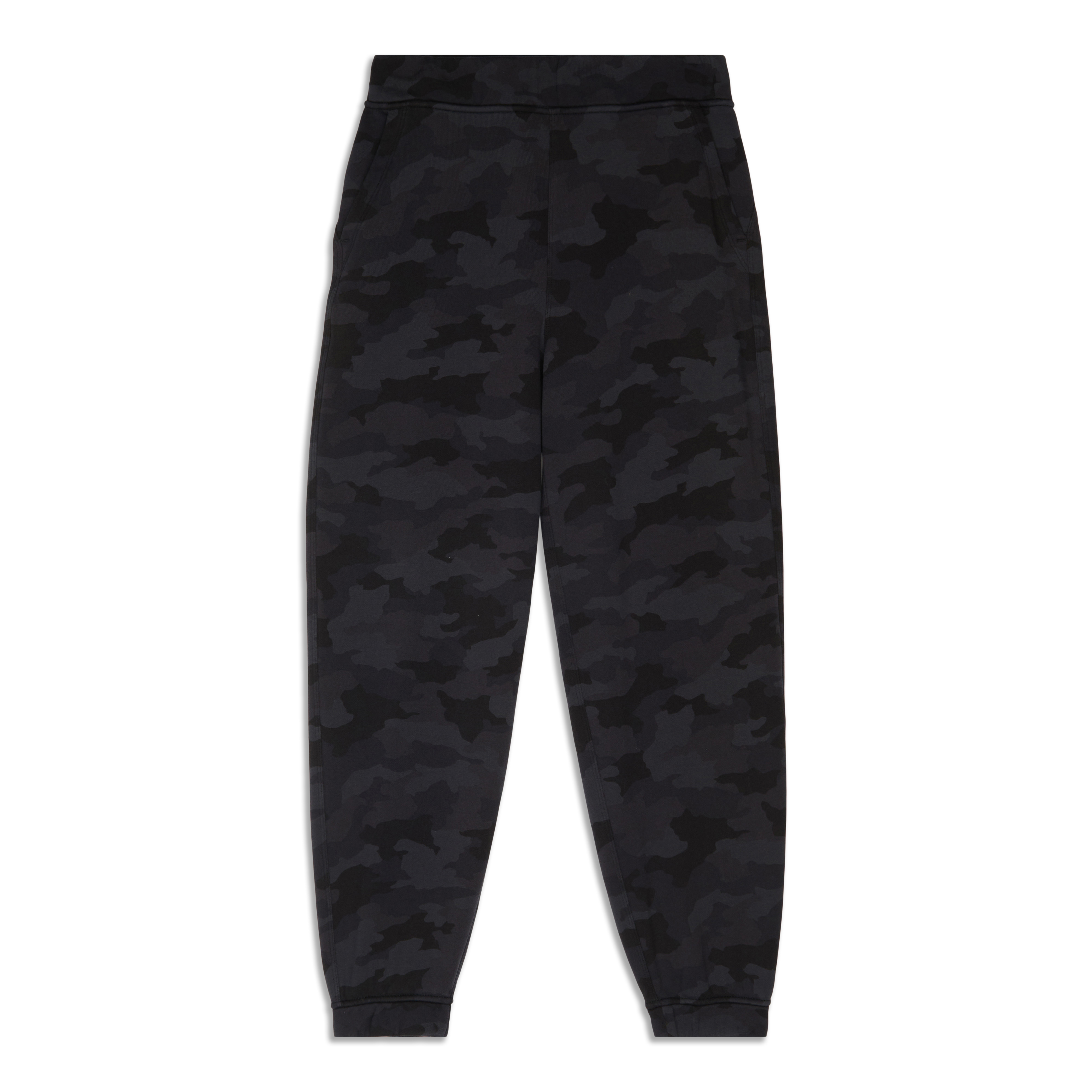 Lululemon On The Fly 7/8 Pant In Formation Camo Deep Coal Multi