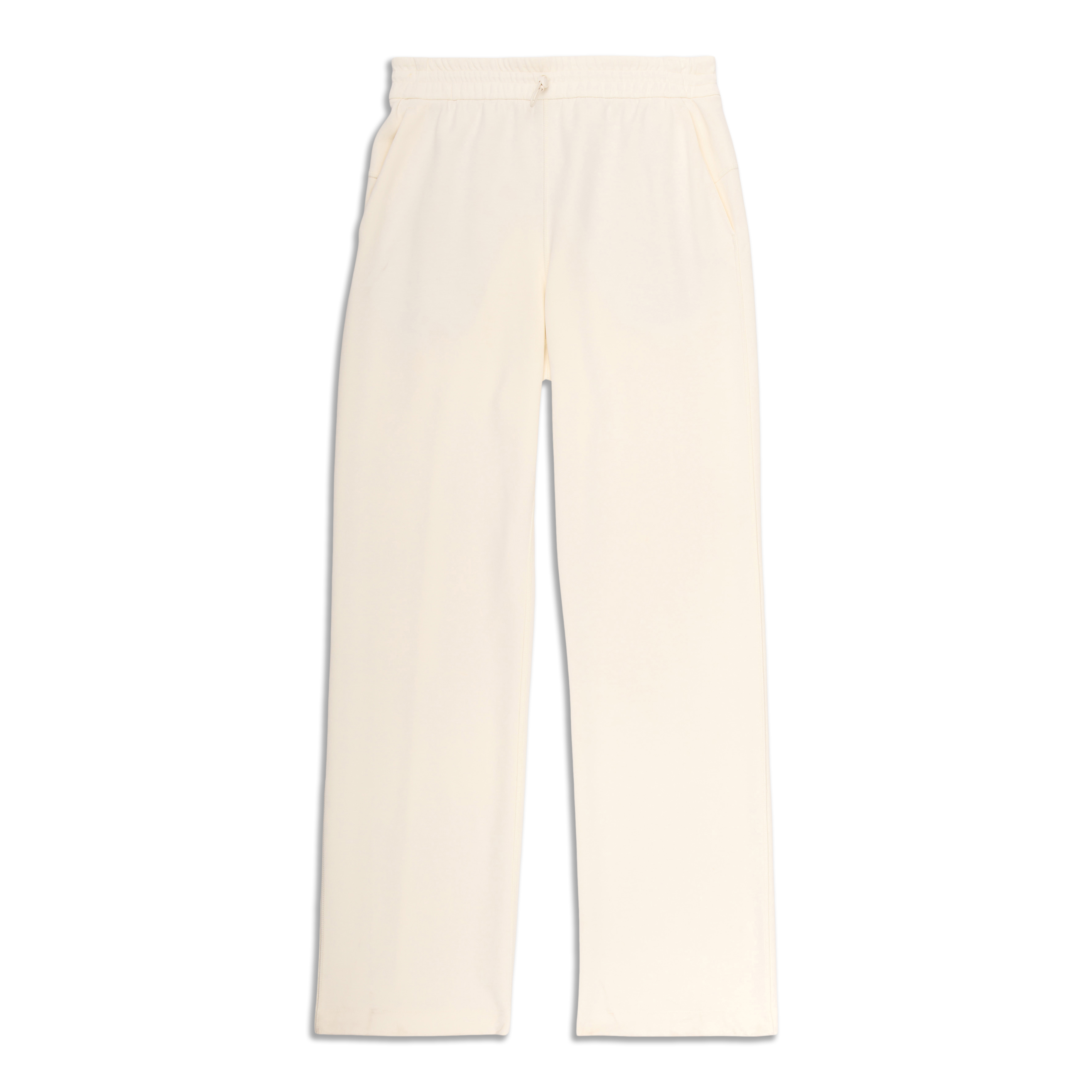 Brushed softstreme HR pants in natural ivory…pockets are totally visible  through these. It's the only thing I don't like about them. You can kind of  bunch the pockets up (2nd pic) and
