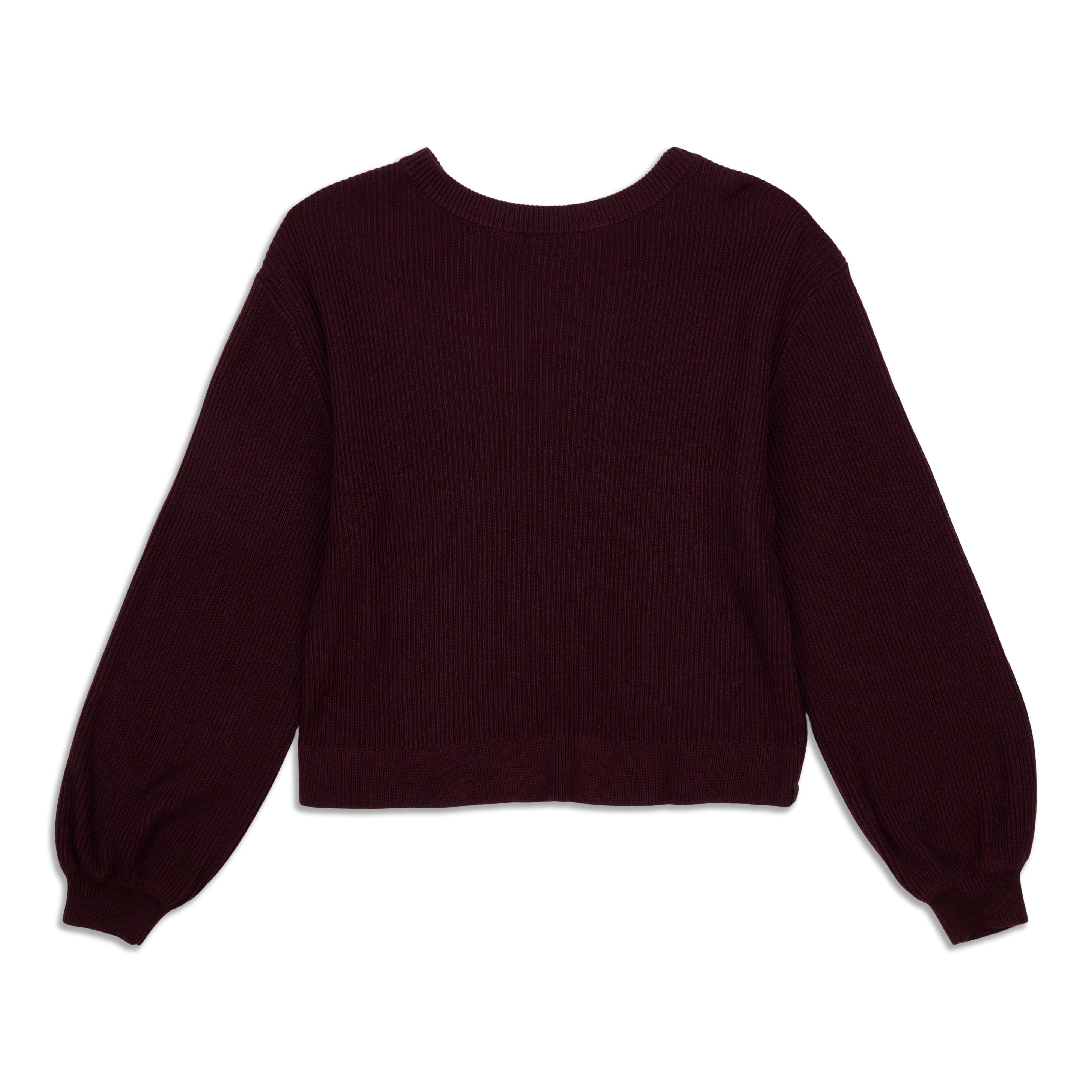 Crossover clearance button sweater