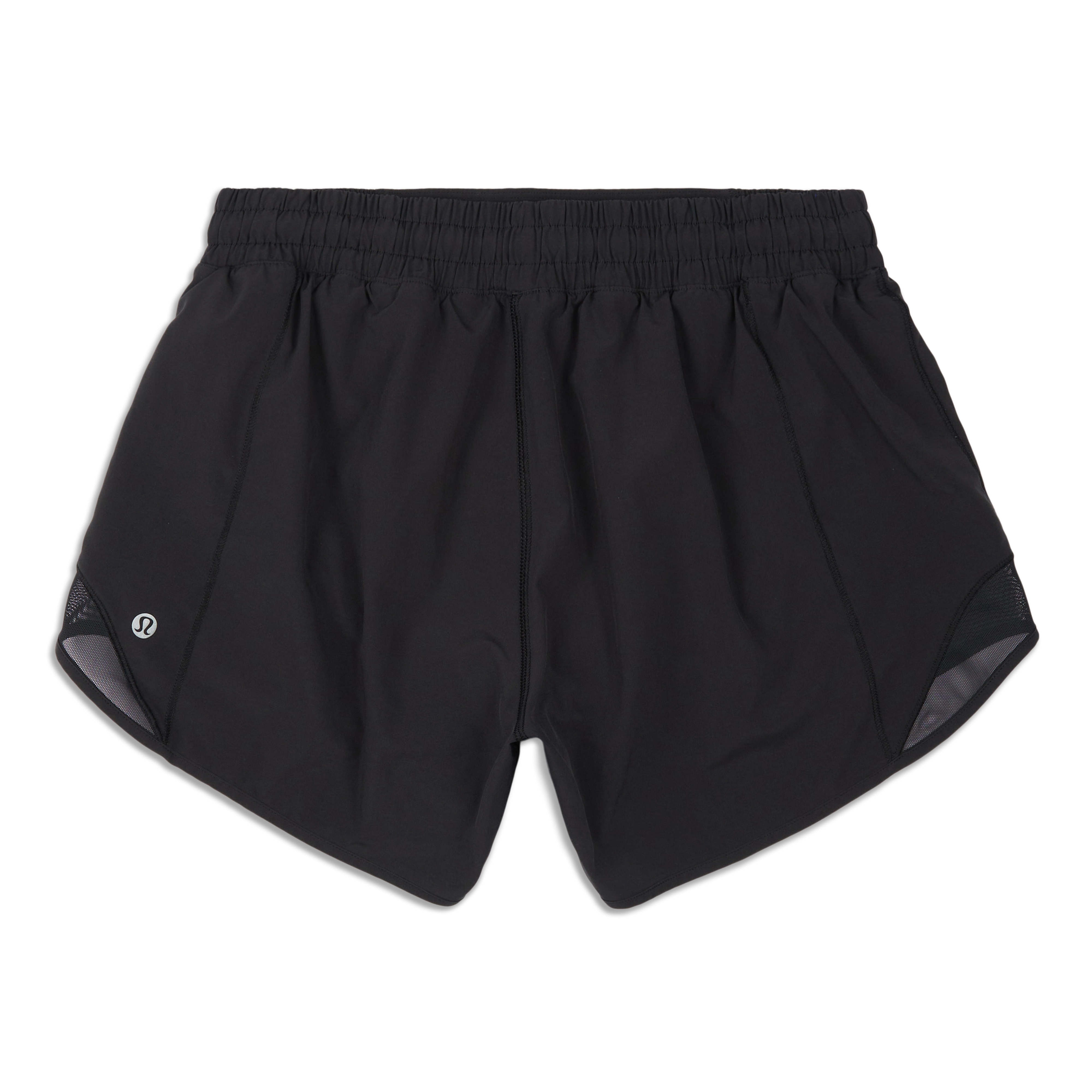 Lululemon Athletica Hotty Hot Short Low-Rise 4in Long (Black,10,Numeric_10)