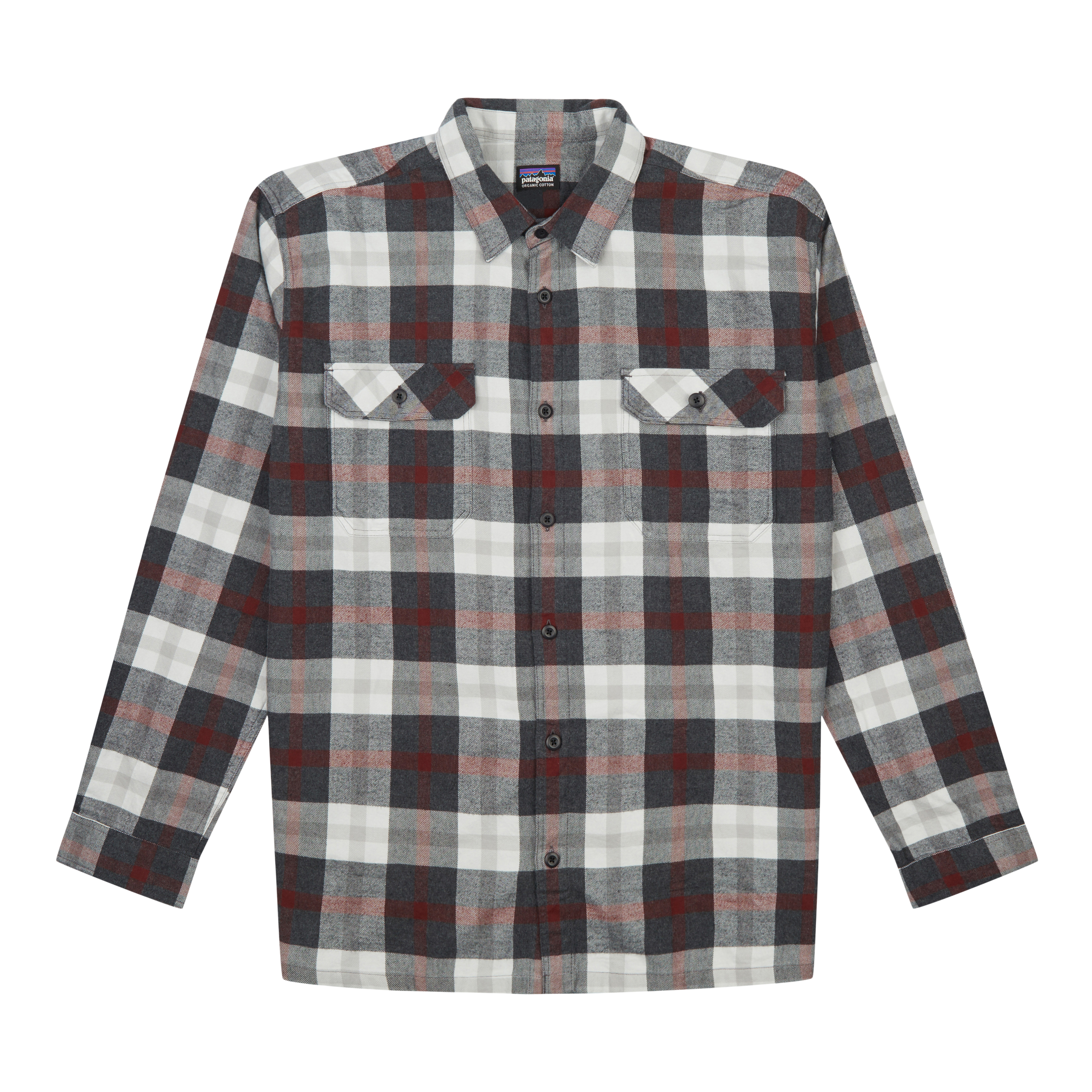 Men's Long-Sleeved Organic Cotton Midweight Fjord Flannel Shirt