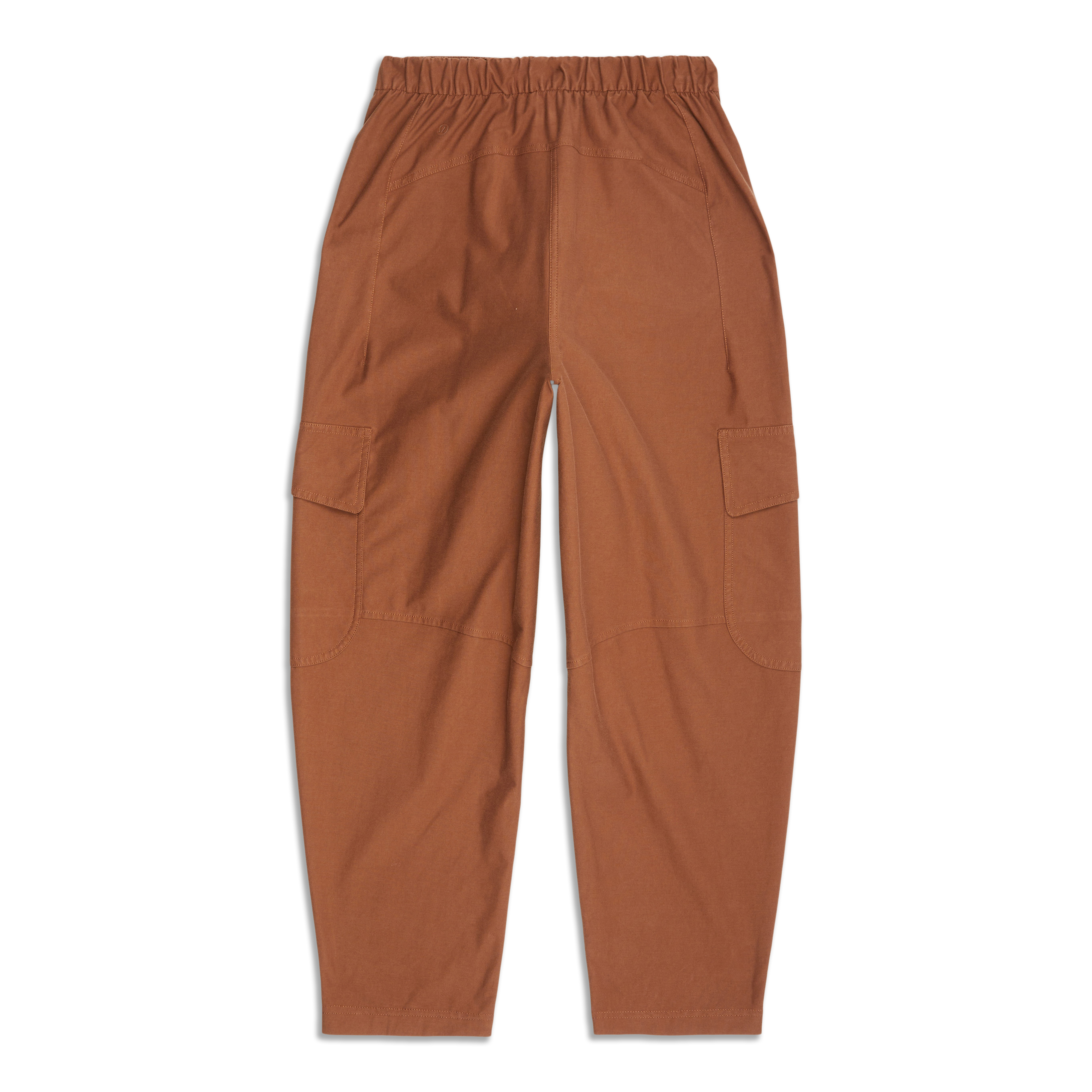 the new city sleek 5 pocket wide leg high rise pants in roasted