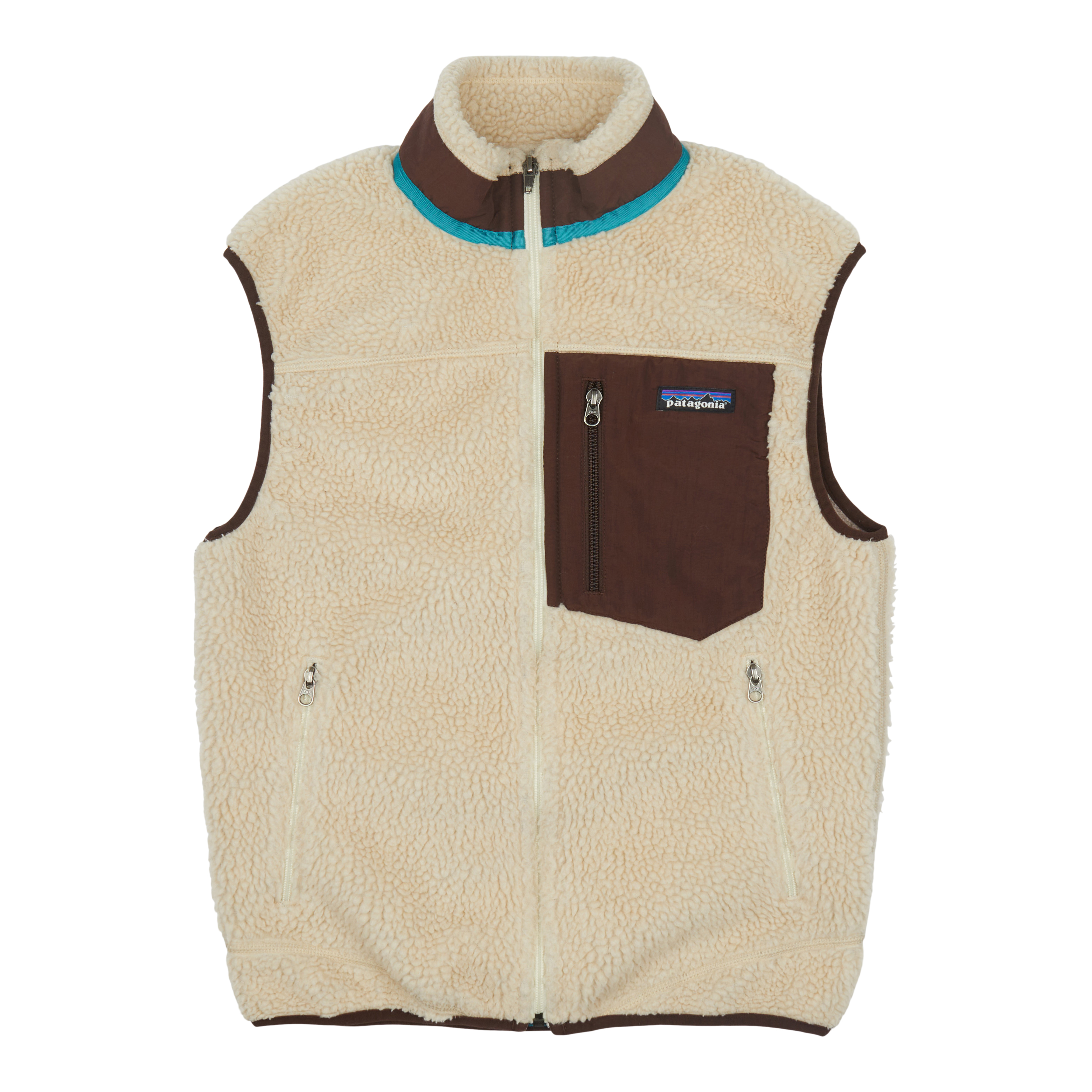 Patagonia Worn Wear Men's Classic Retro-X® Vest Natural W/Navy