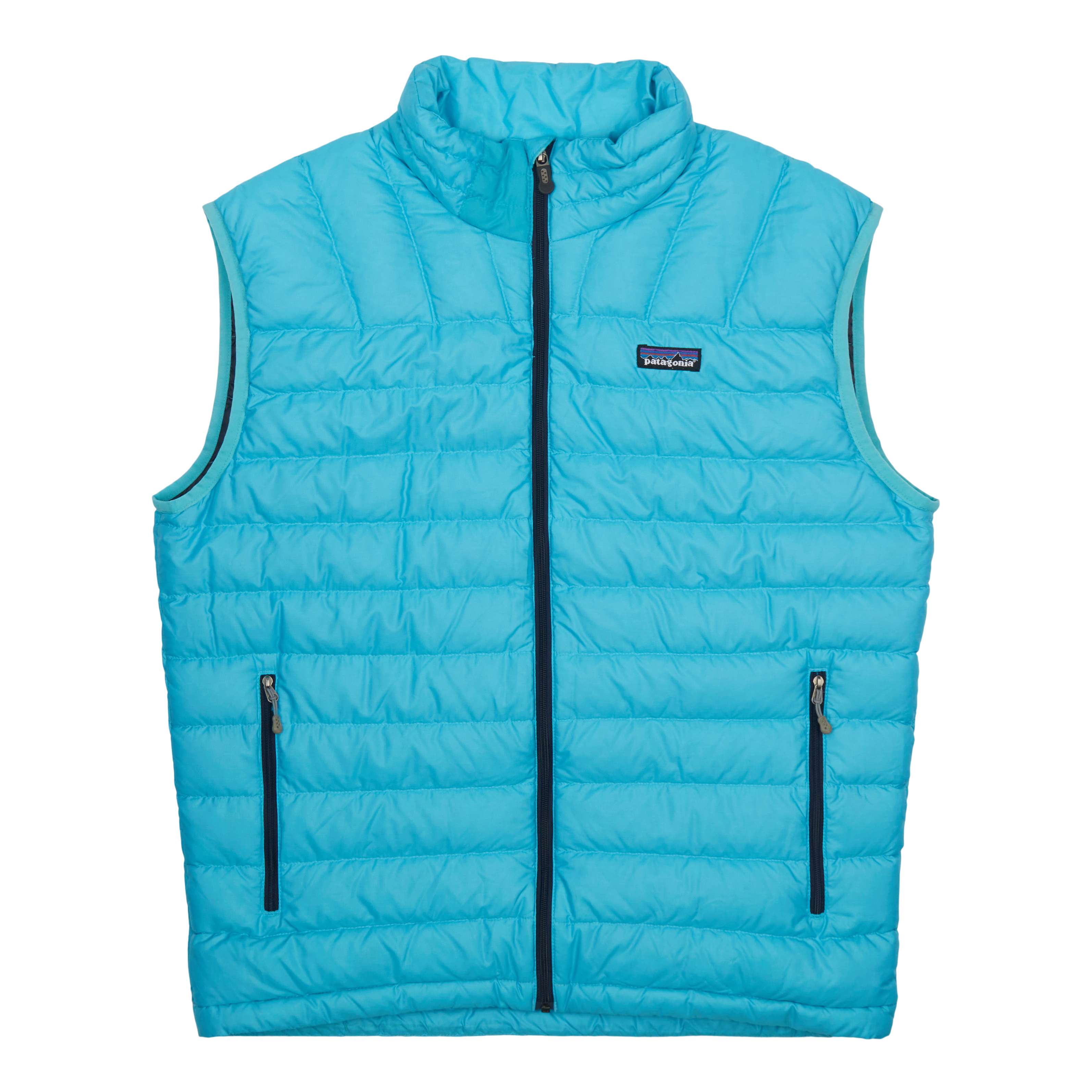 Patagonia Worn Wear Men's Down Sweater Vest Glass Blue - Used