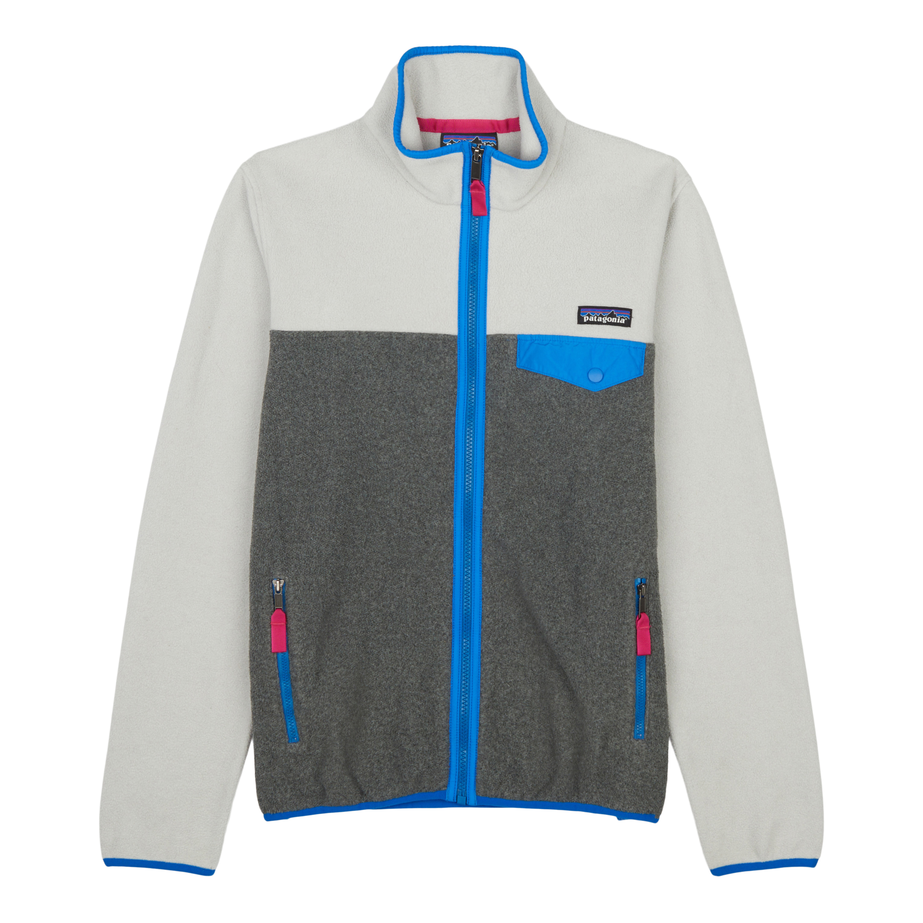 patagonia women's full zip snap t fleece jacket