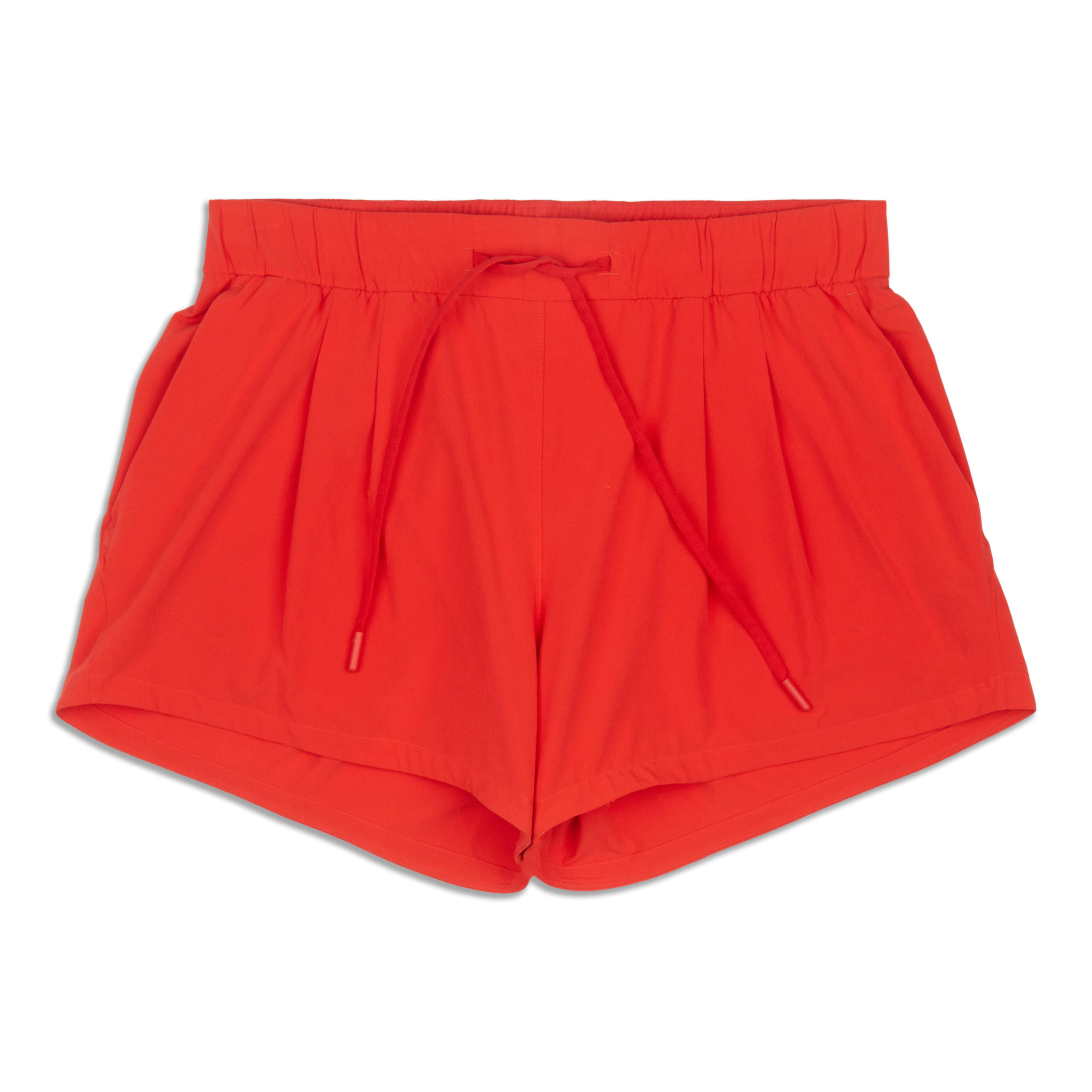 FINALLY! One of my like new packages came:). Carnation red iso items- OTF  and Stroll at sundown shorts sz4. Also tried play of the pleats skirt,  black sz4 : r/lululemon