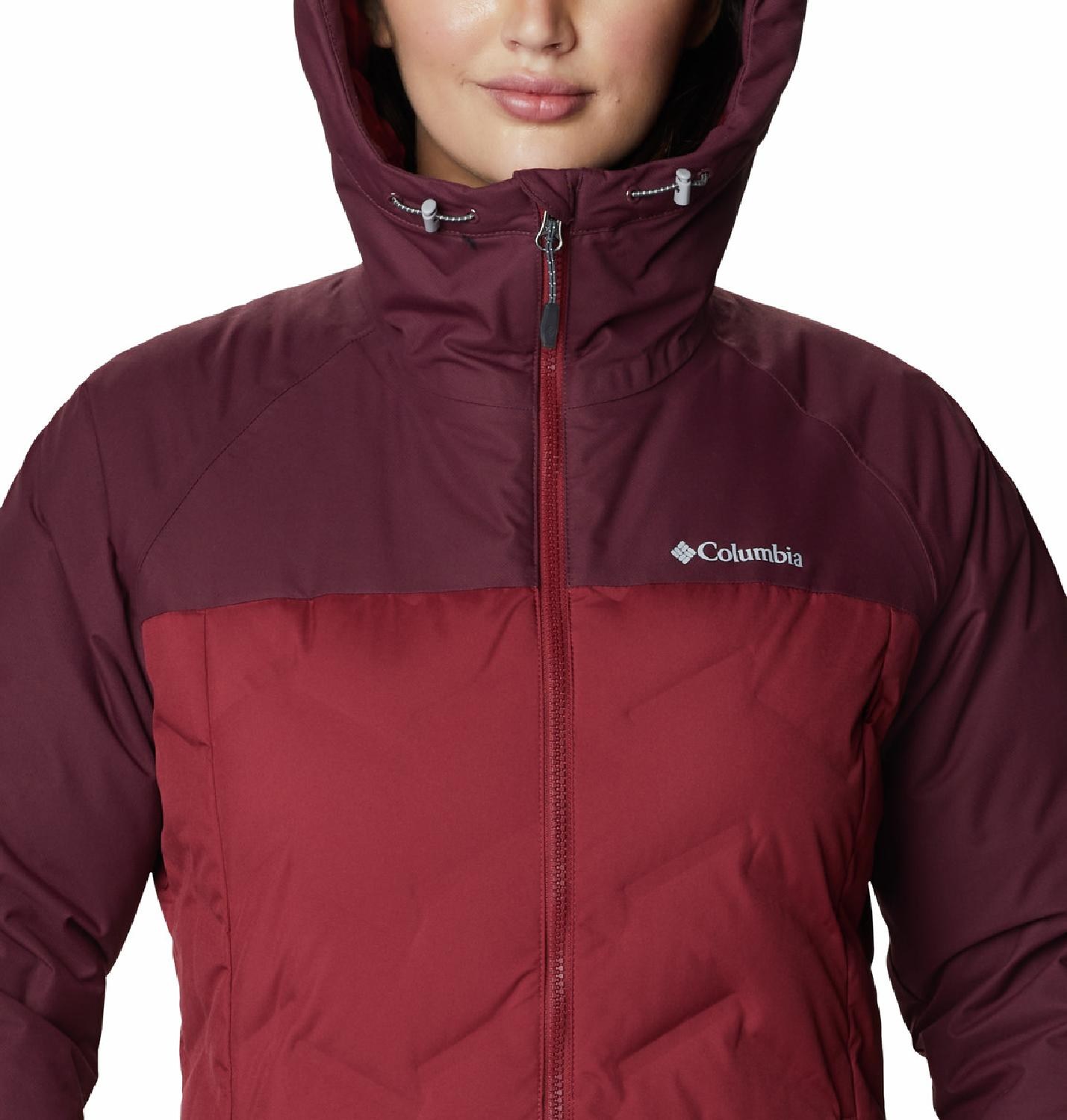 Columbia Womens Grand Trek II Waterproof Hooded Down Jacket (Nocturnal)