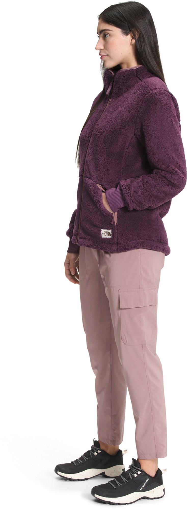 The North Face, Jackets & Coats, North Face Osito Fleece Jacket Twilight  Mauve Full Zip Soft Warm Size Small