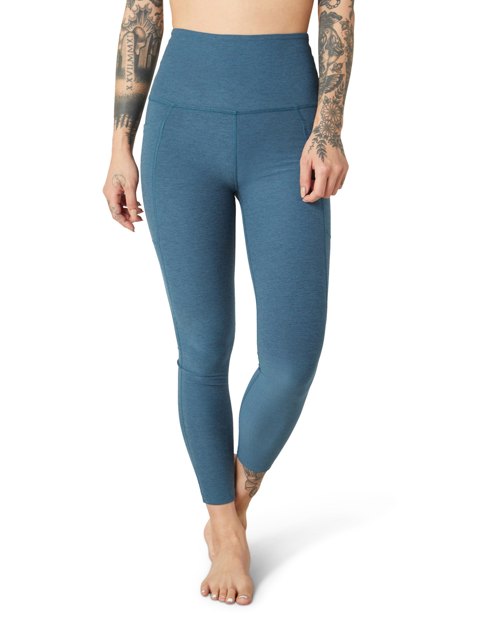 Used Beyond Yoga Spacedye Out Of Pocket High-Waisted Midi Leggings