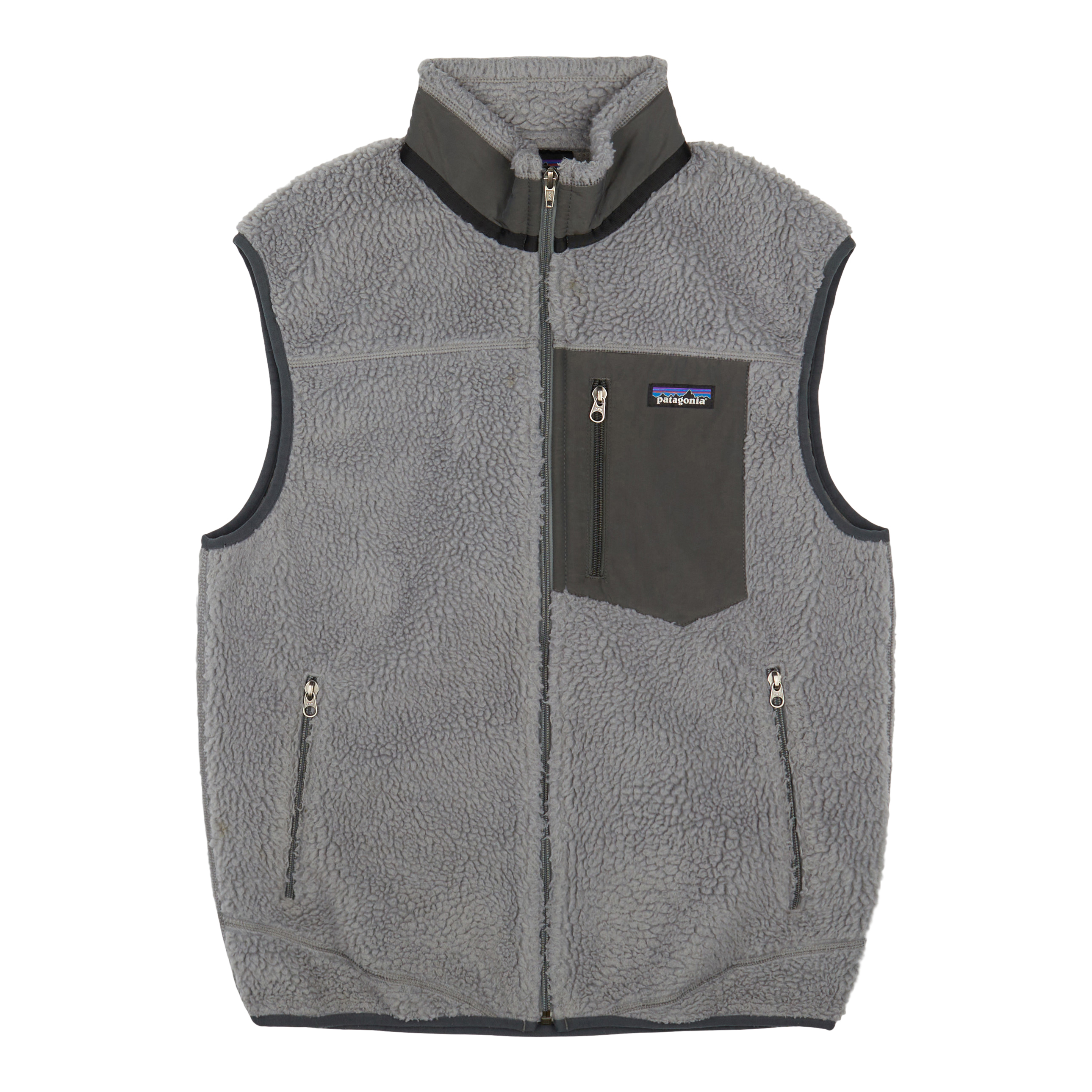 Patagonia Worn Wear Men's Classic Retro-X® Vest Natural W/Navy