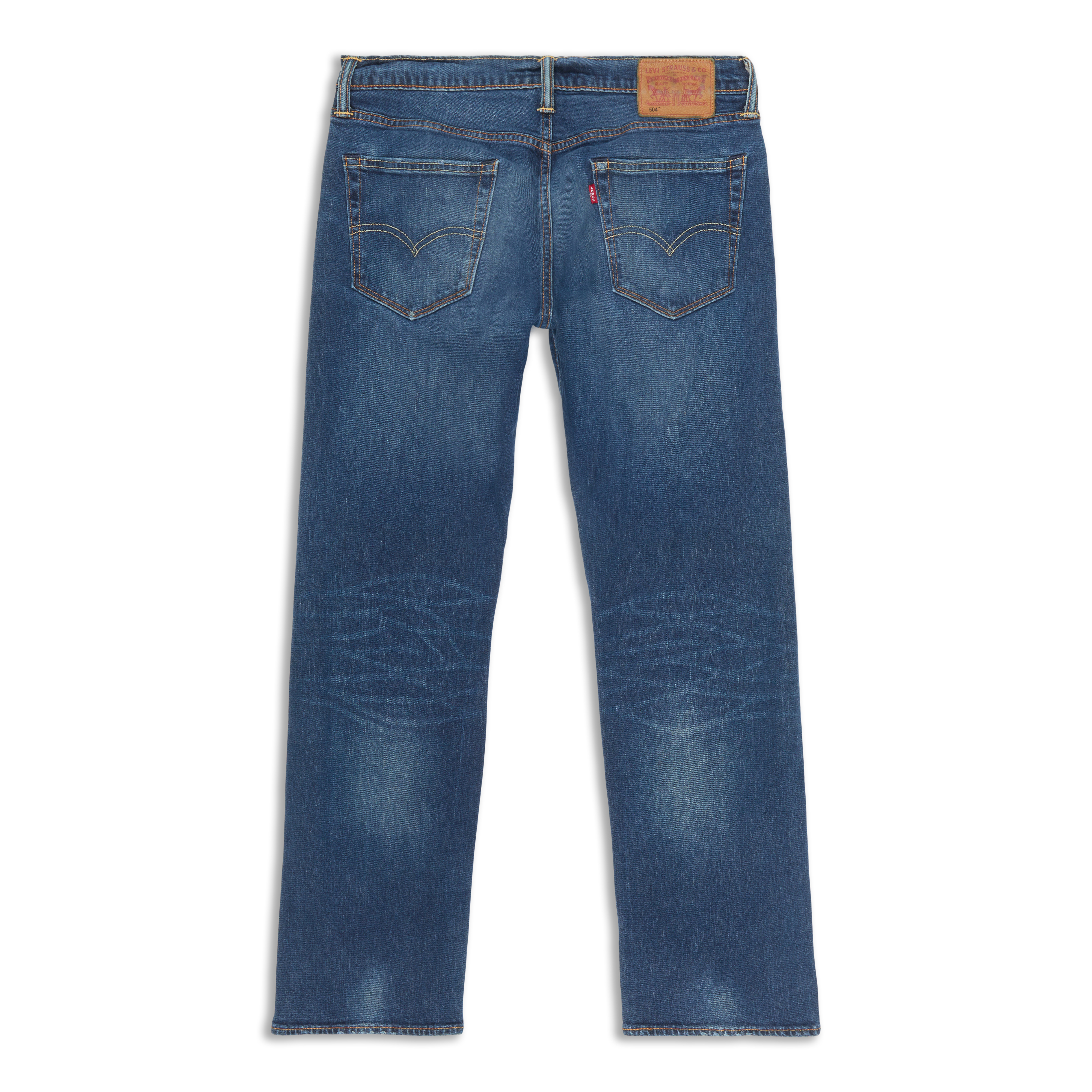 Levis 504 Regular Straight Stretch Jeans Blue Canyon Dark