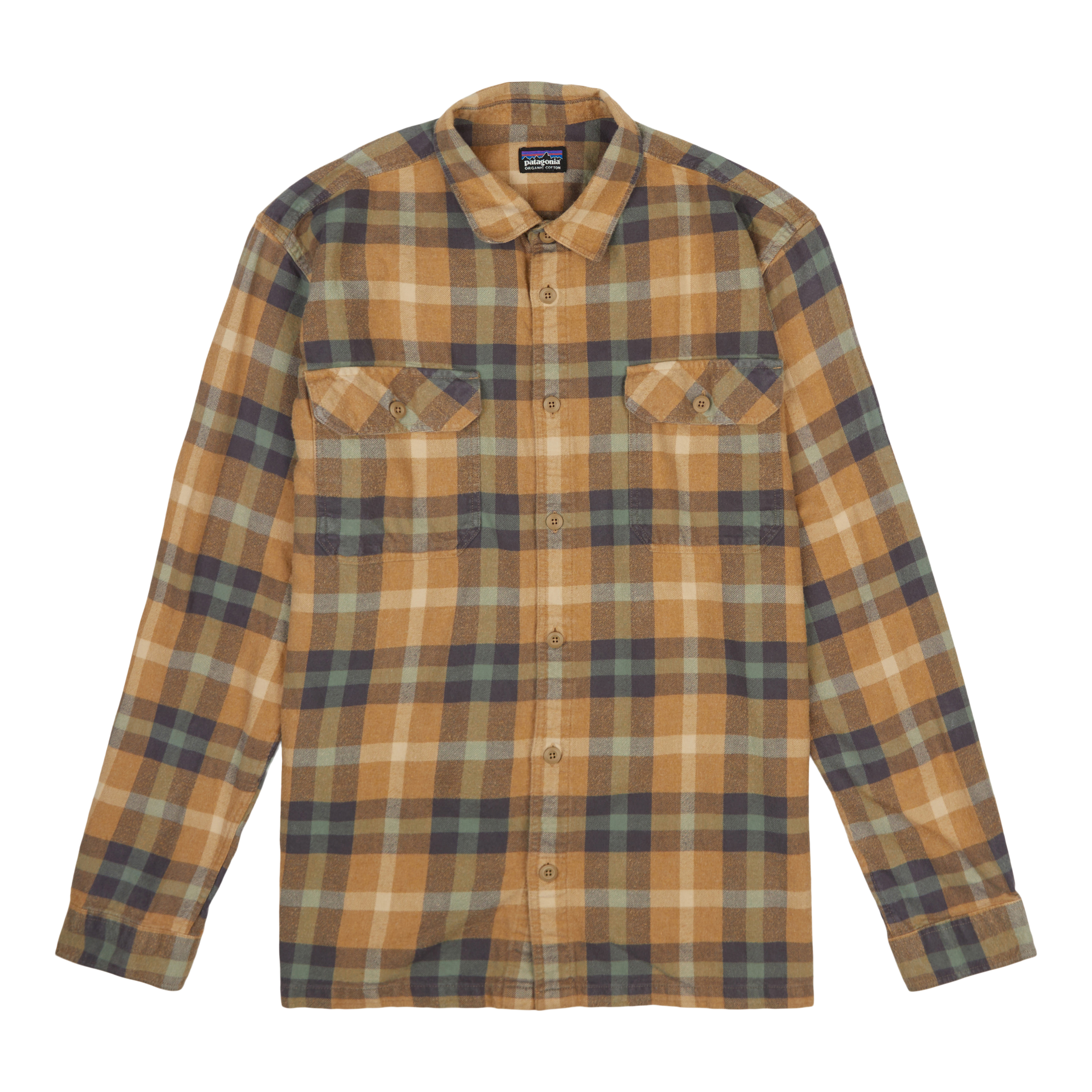 Men's Long-Sleeved Organic Cotton Midweight Fjord Flannel Shirt