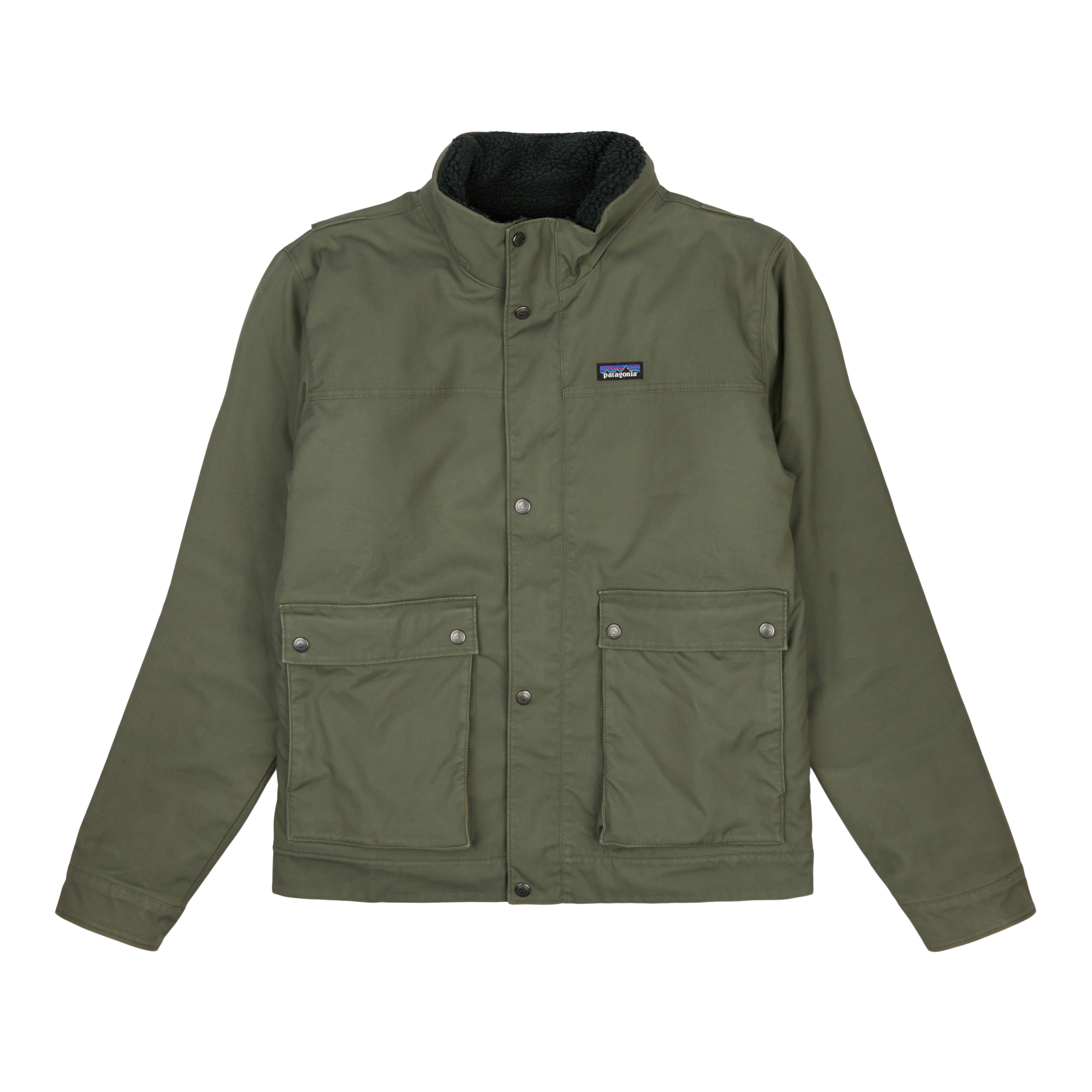 Patagonia Worn Wear Men's Maple Grove Canvas Jacket Sage