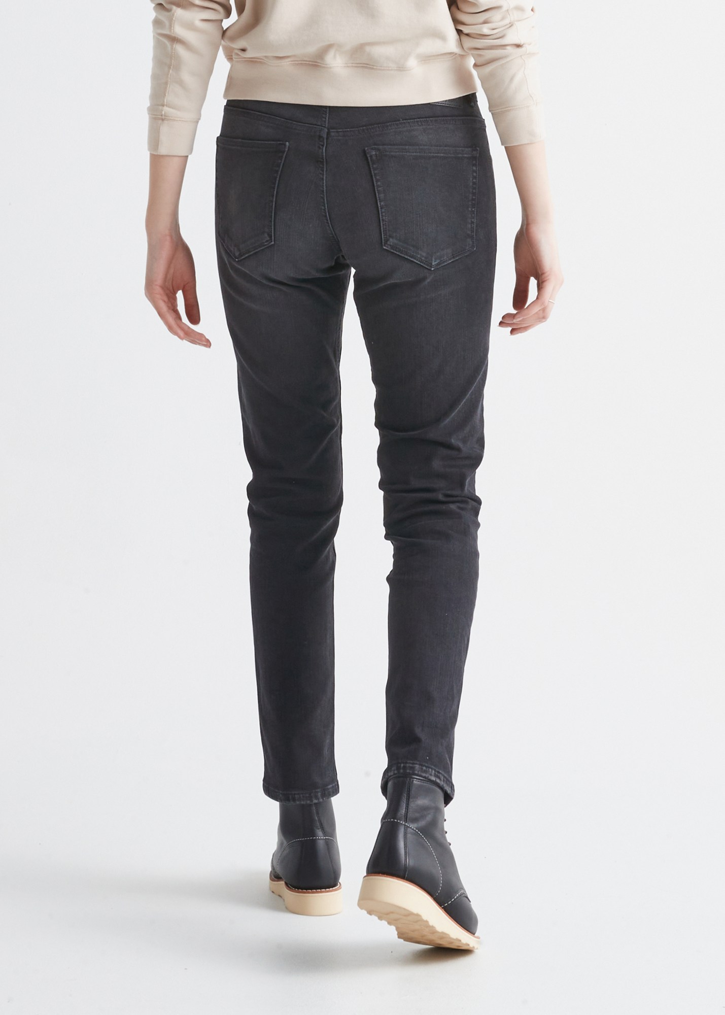 Used Duer Fireside Denim Girlfriend Pants