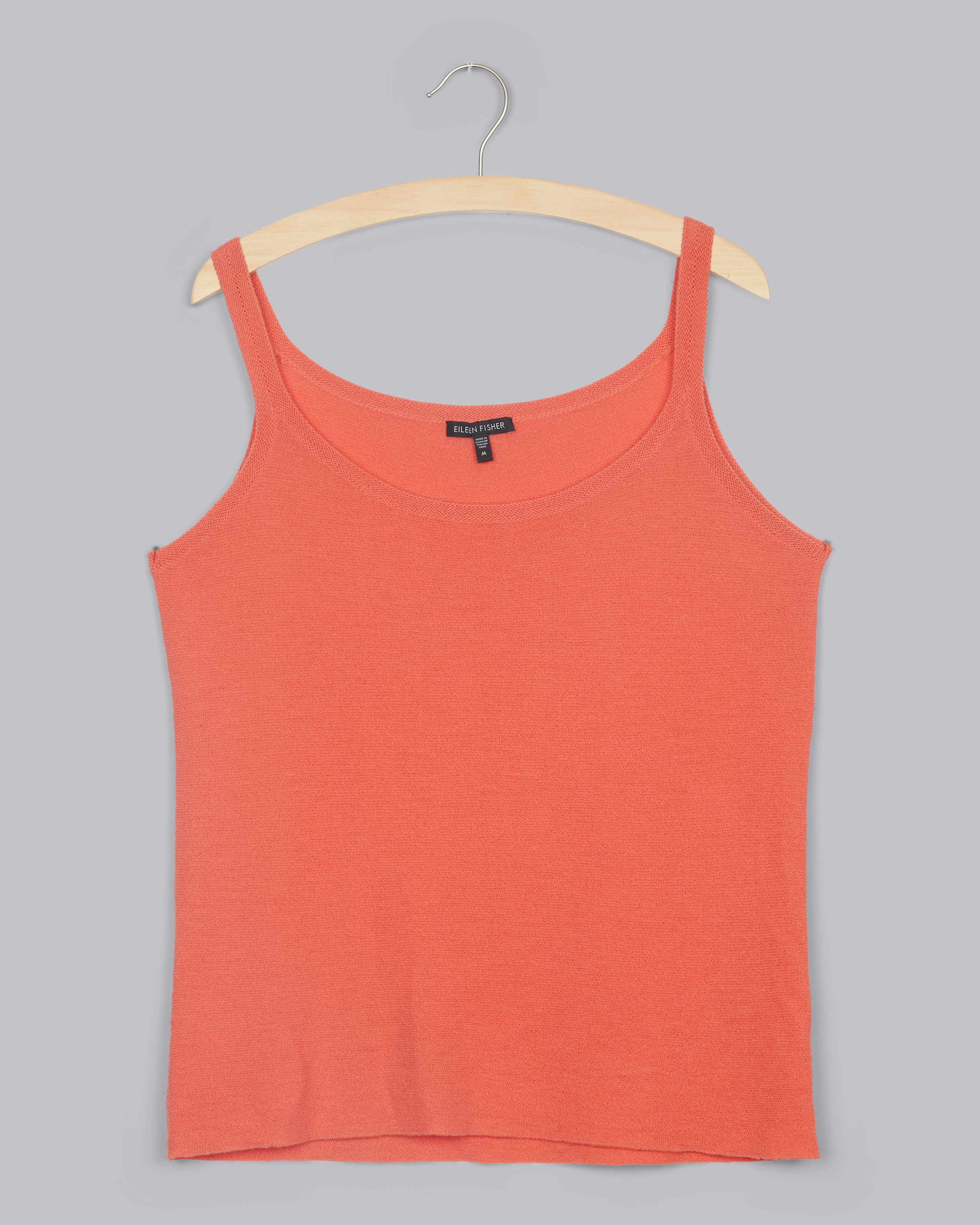 Buy Eileen Fisher Washable Wool Crepe Crewneck Tank Top - Red Cedar At 30%  Off