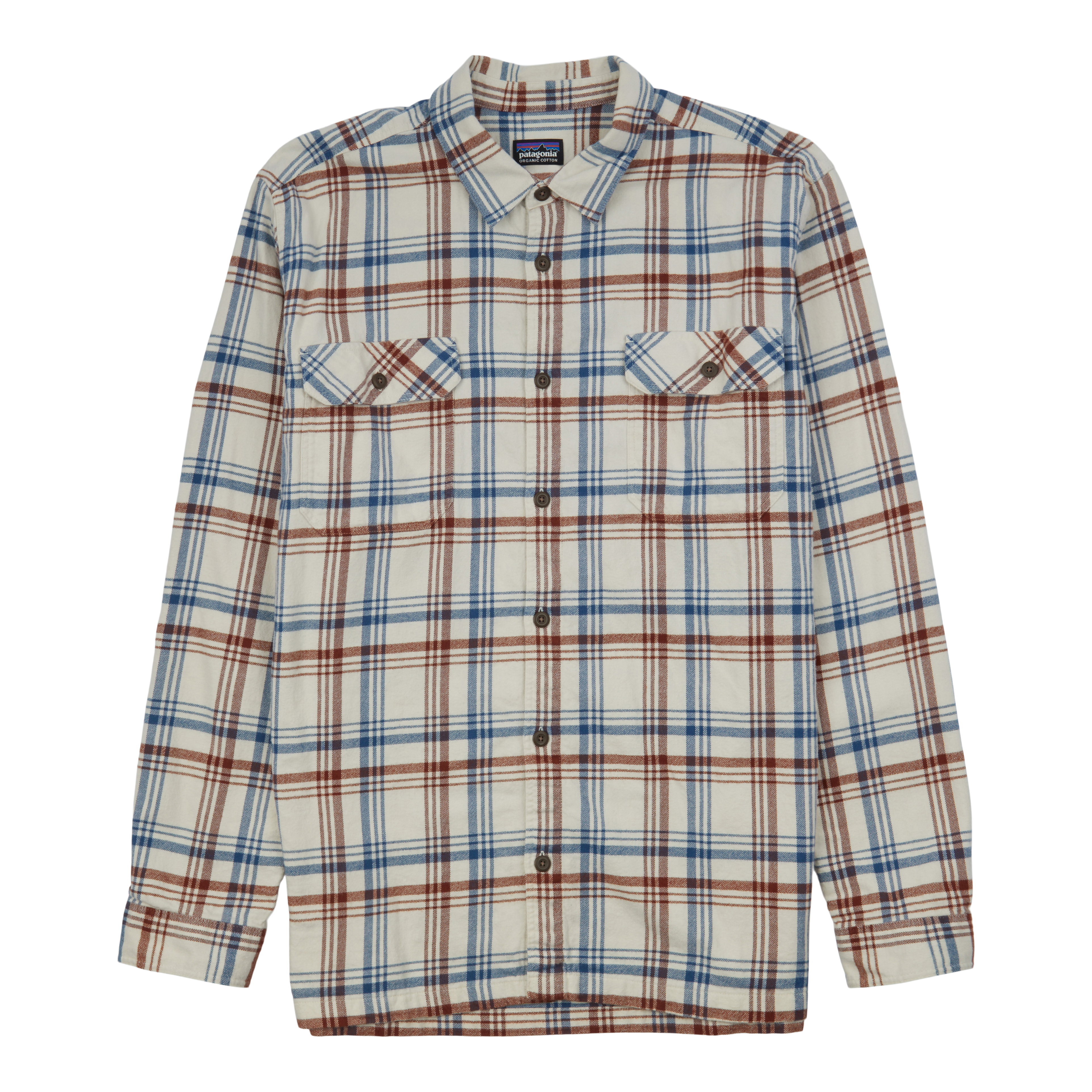 Men's Long-Sleeved Organic Cotton Midweight Fjord Flannel Shirt