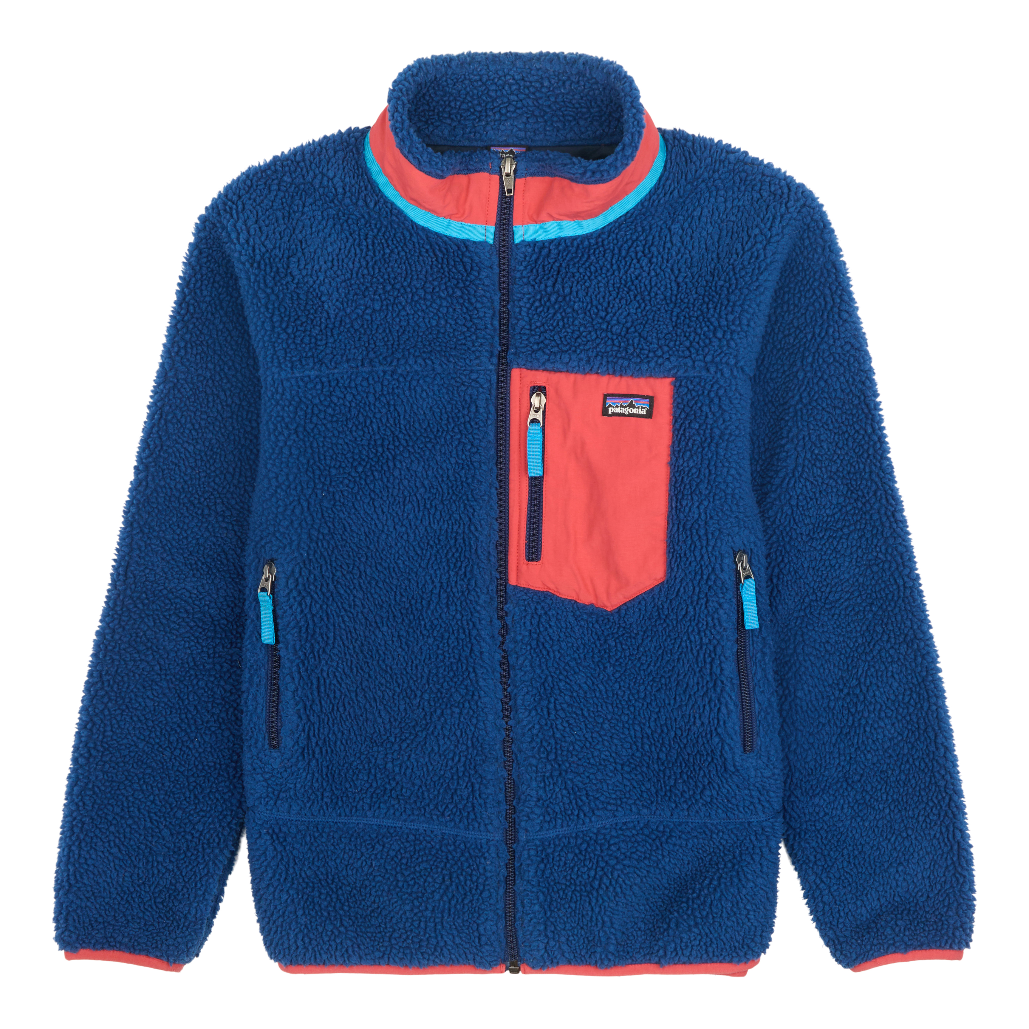 Patagonia Worn Wear Kids' Retro-X® Jacket Natural w/Hyssop Purple