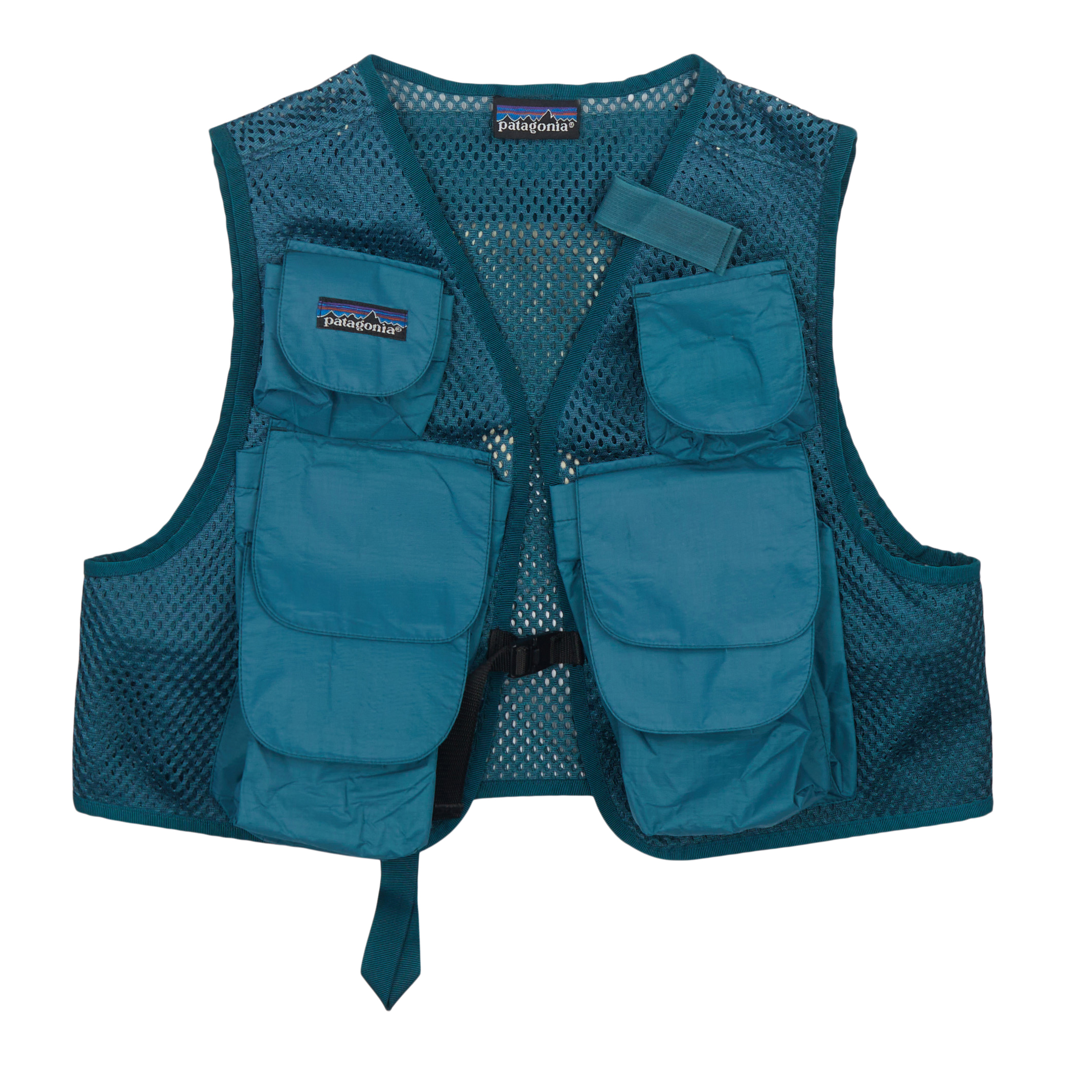 Patagonia Worn Wear Shortie Fishing Vest Blue - Used