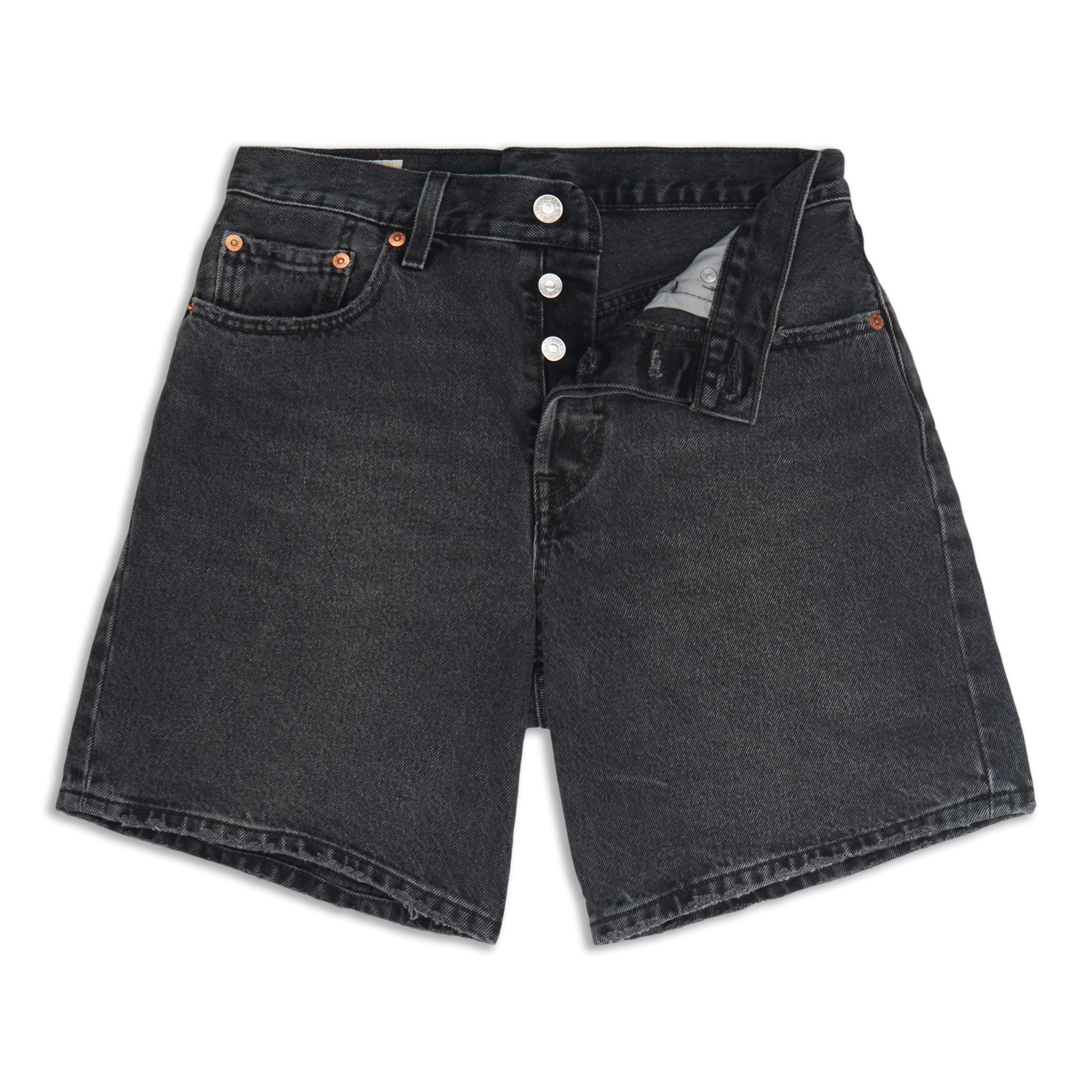 Vintage Men Denim Shorts Orange Shorts Classic Denim Shorts