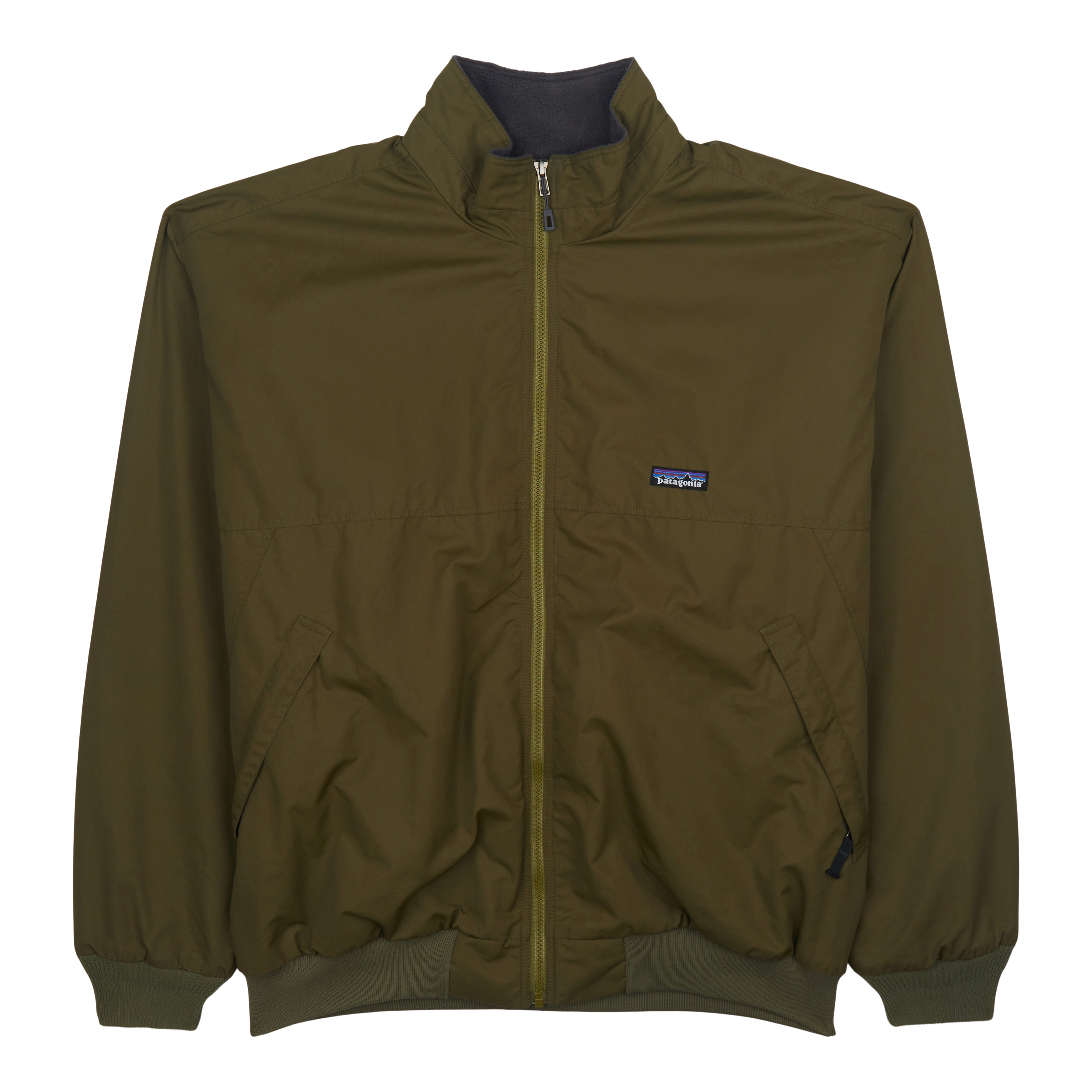 Patagonia Worn Wear Men's Shelled Synchilla® Jacket Gravel   Used