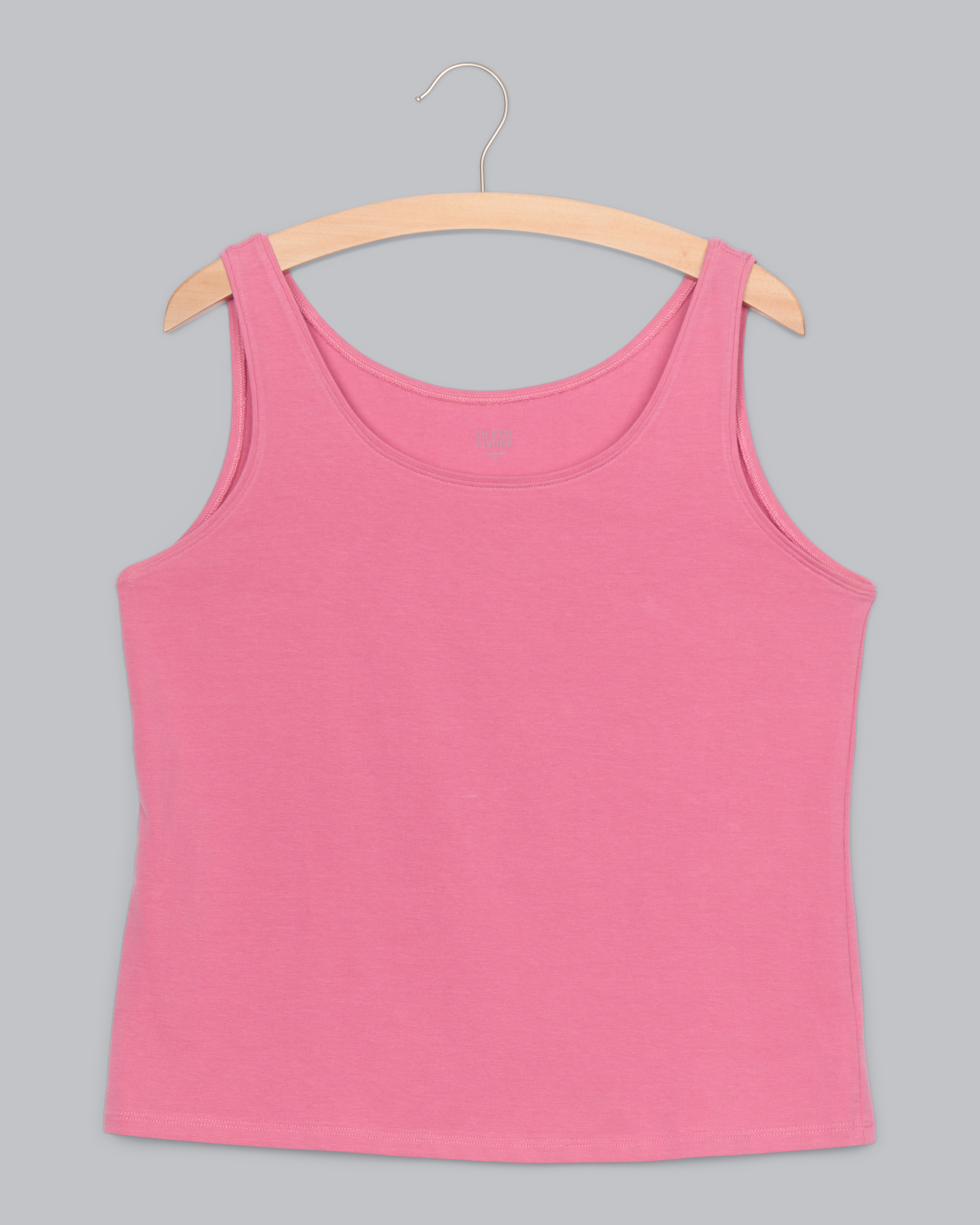 Eileen Fisher 2X Opal Pink Tank Top Tunic 100% Stretch Silk #EileenFisher  #tanktoptunic #Career