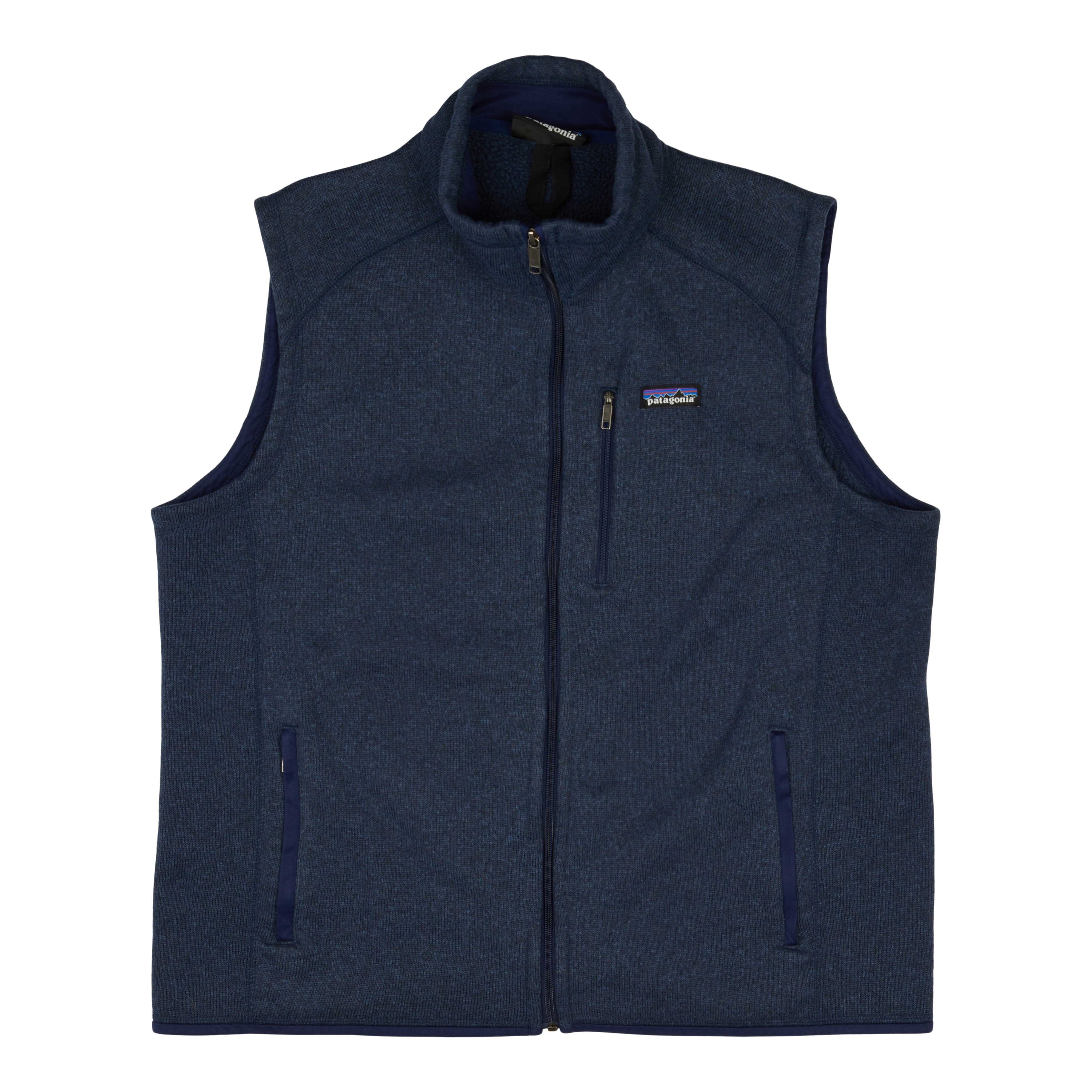 Patagonia Vest Men´s 2XL Blue Better Sweater Full zip knit indigo