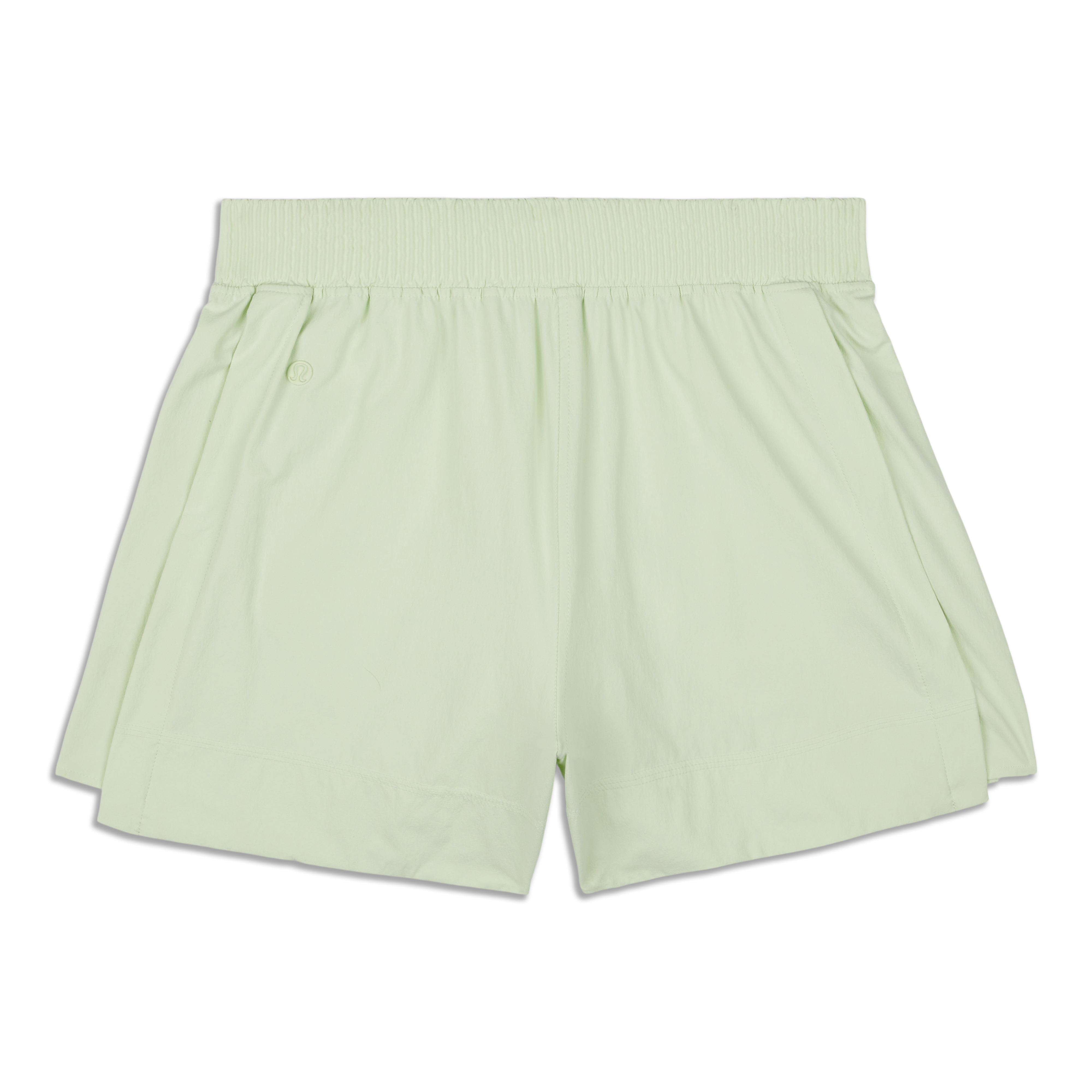 Lululemon  Stretch Woven Relaxed Fit High Rise Short 4 (Bone