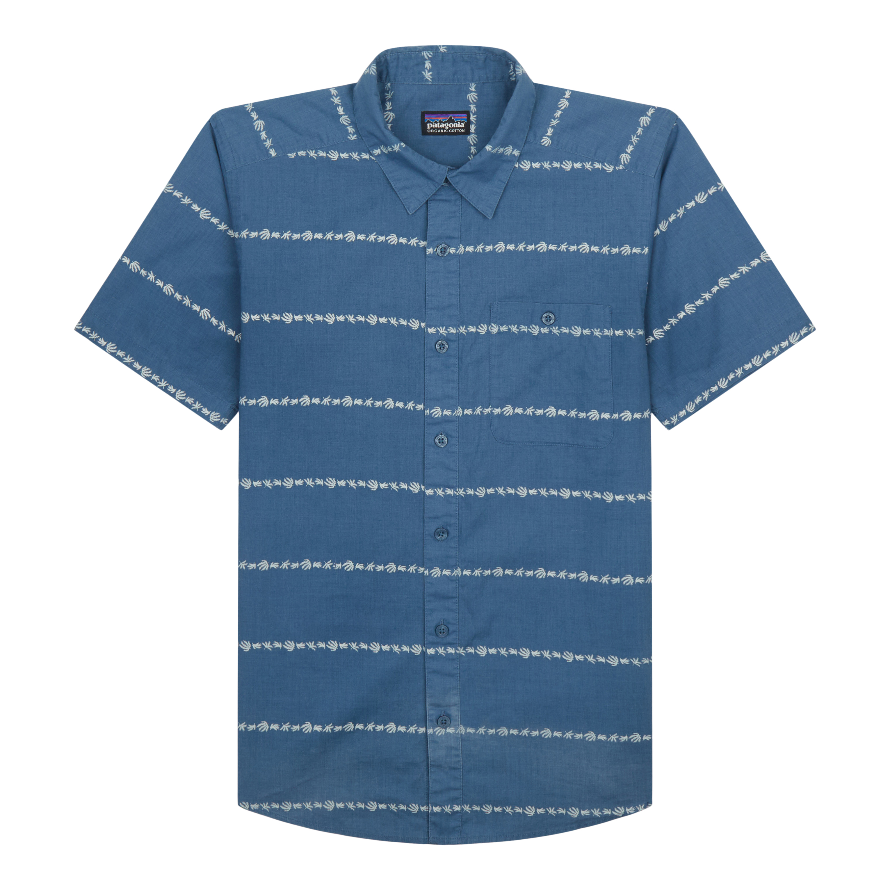 Patagonia Worn Wear Men's Go To Shirt Hemp Stripe: Pigeon